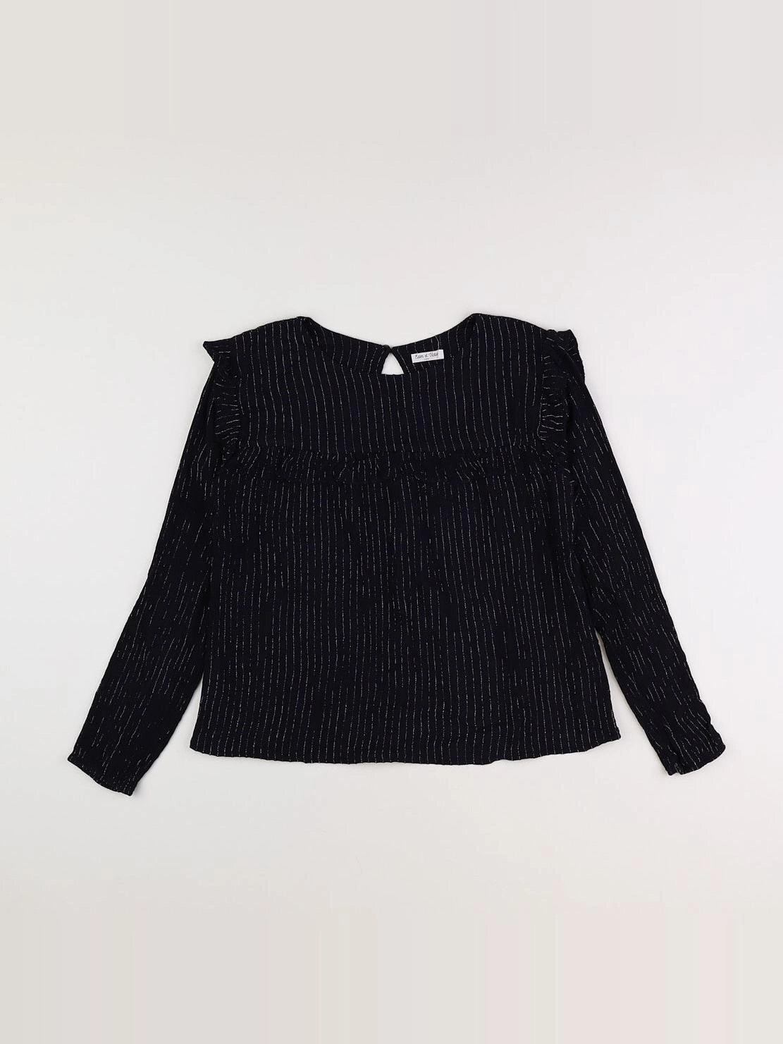Eden & Victor - blouse bleu, or - 12 ans