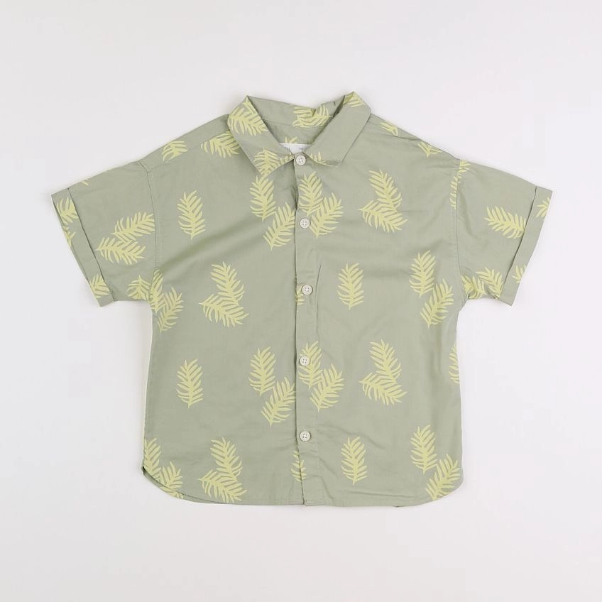 Zara - chemise vert - 4/5 ans