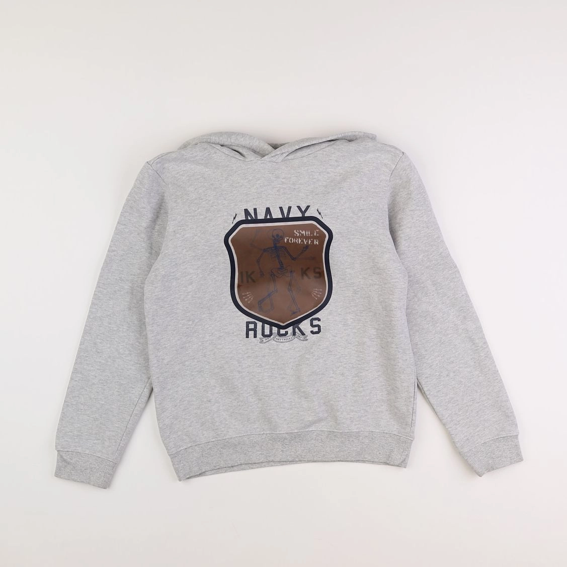 IKKS - sweat gris - 14 ans