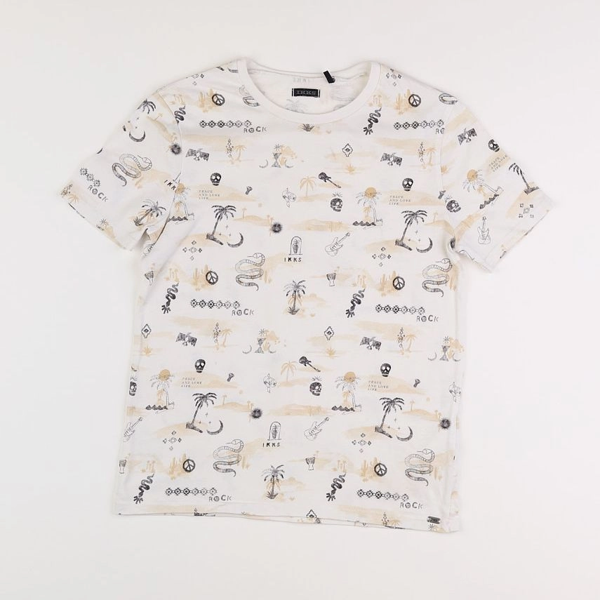 IKKS - tee-shirt blanc - 12 ans