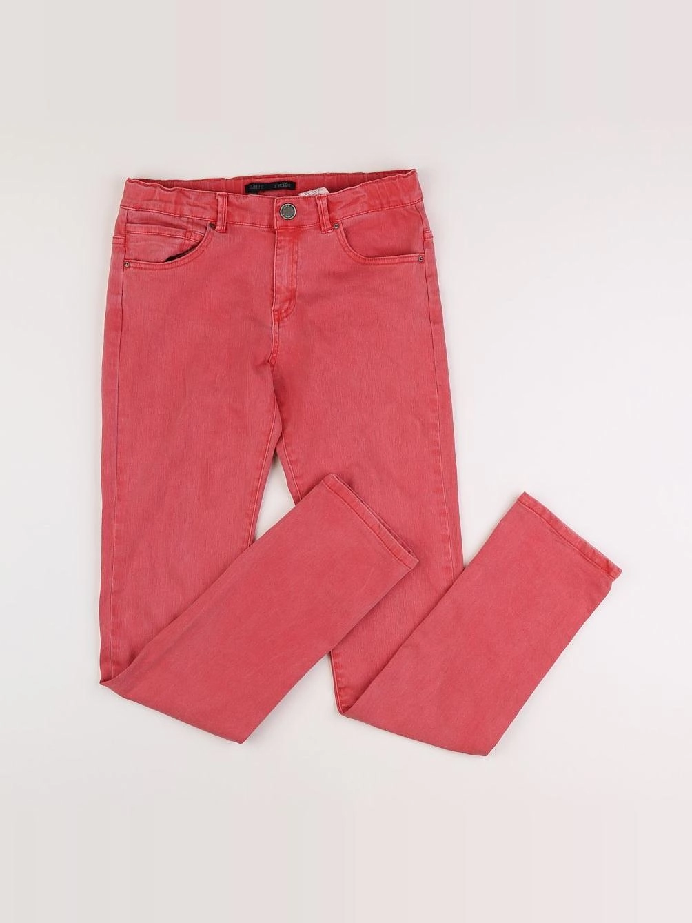 IKKS - jean rouge - 14 ans