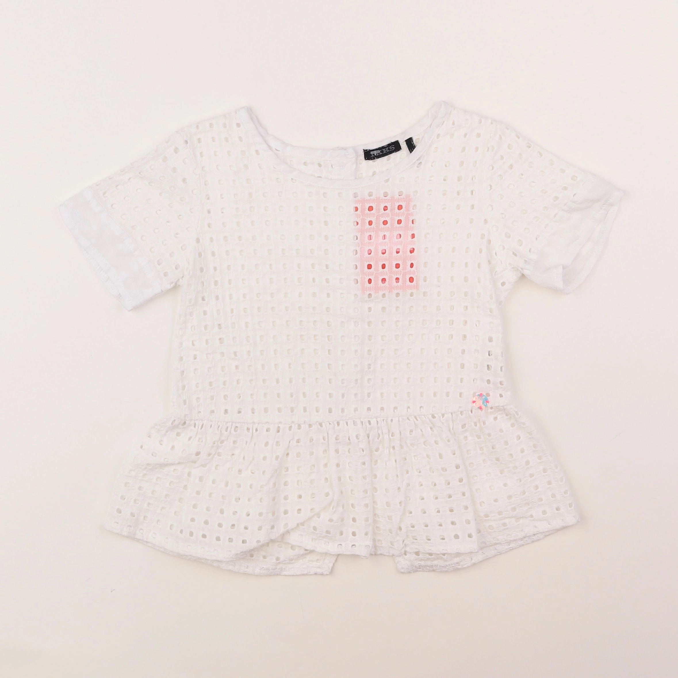 IKKS - blouse blanc - 6 ans