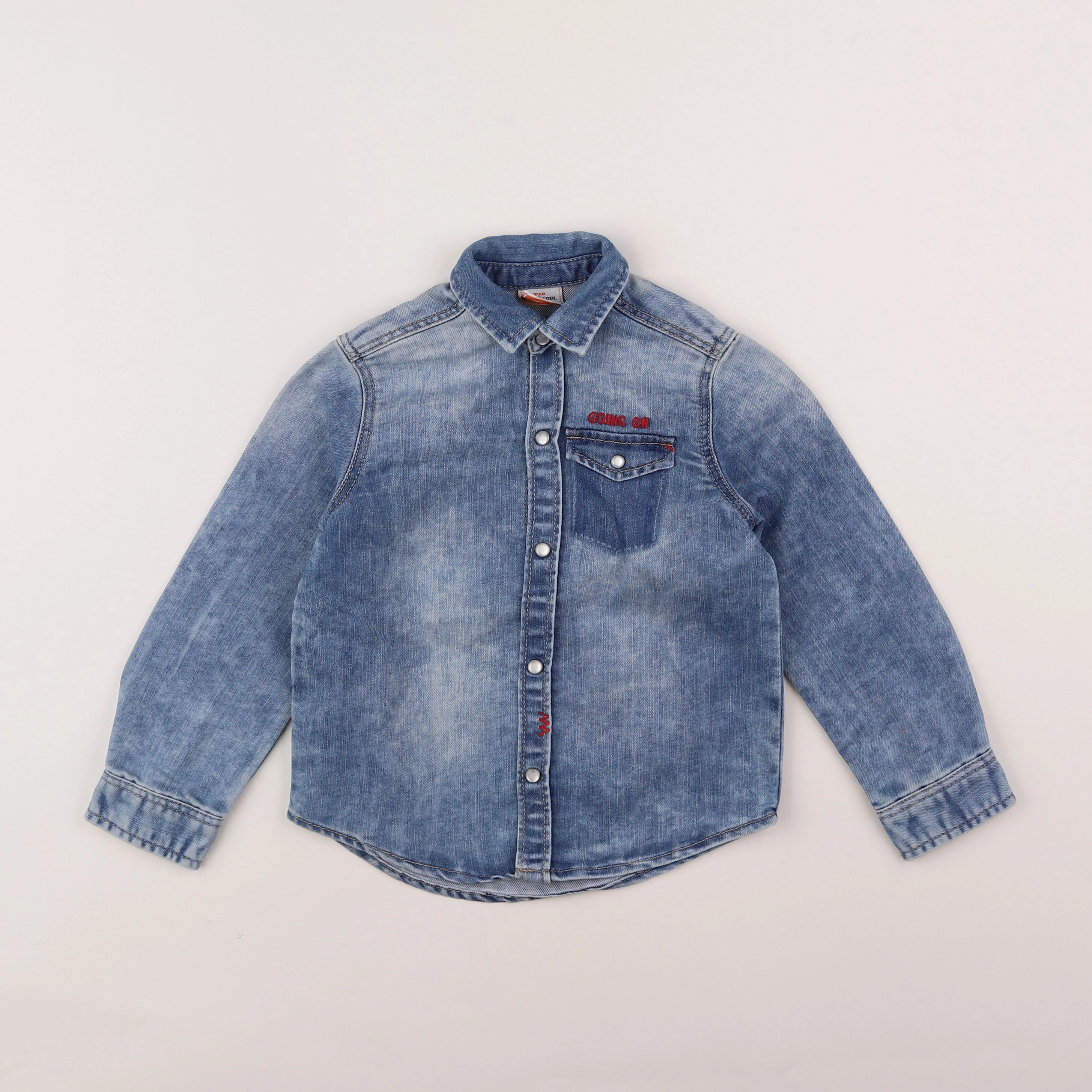 Tape à l'oeil - chemise bleu - 4 ans