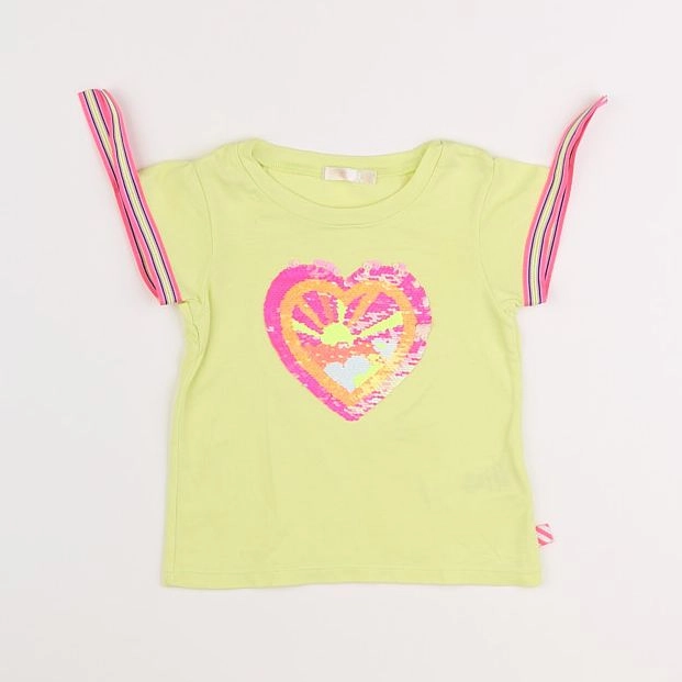 Billie Blush - tee-shirt jaune fluo - 2 ans