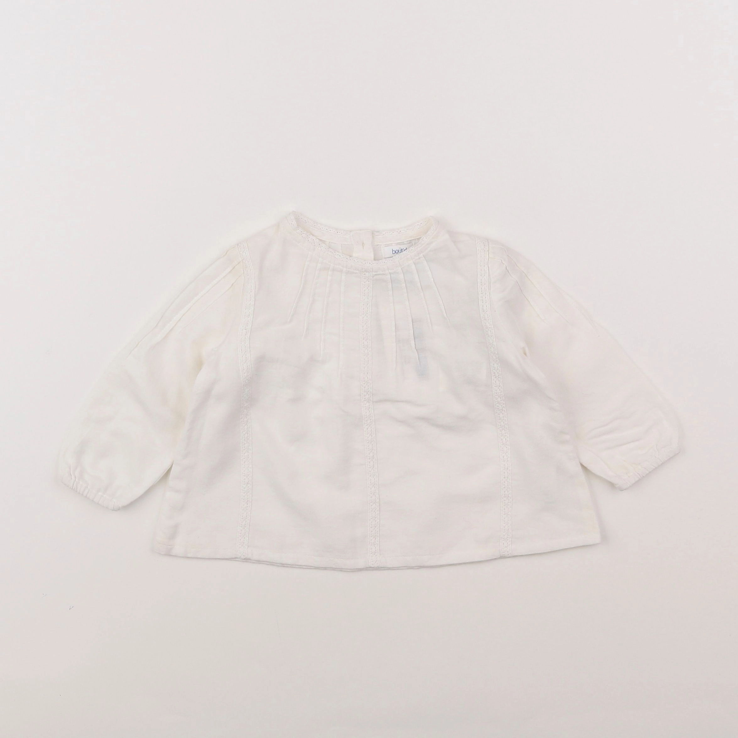 Boutchou - blouse blanc - 6 mois