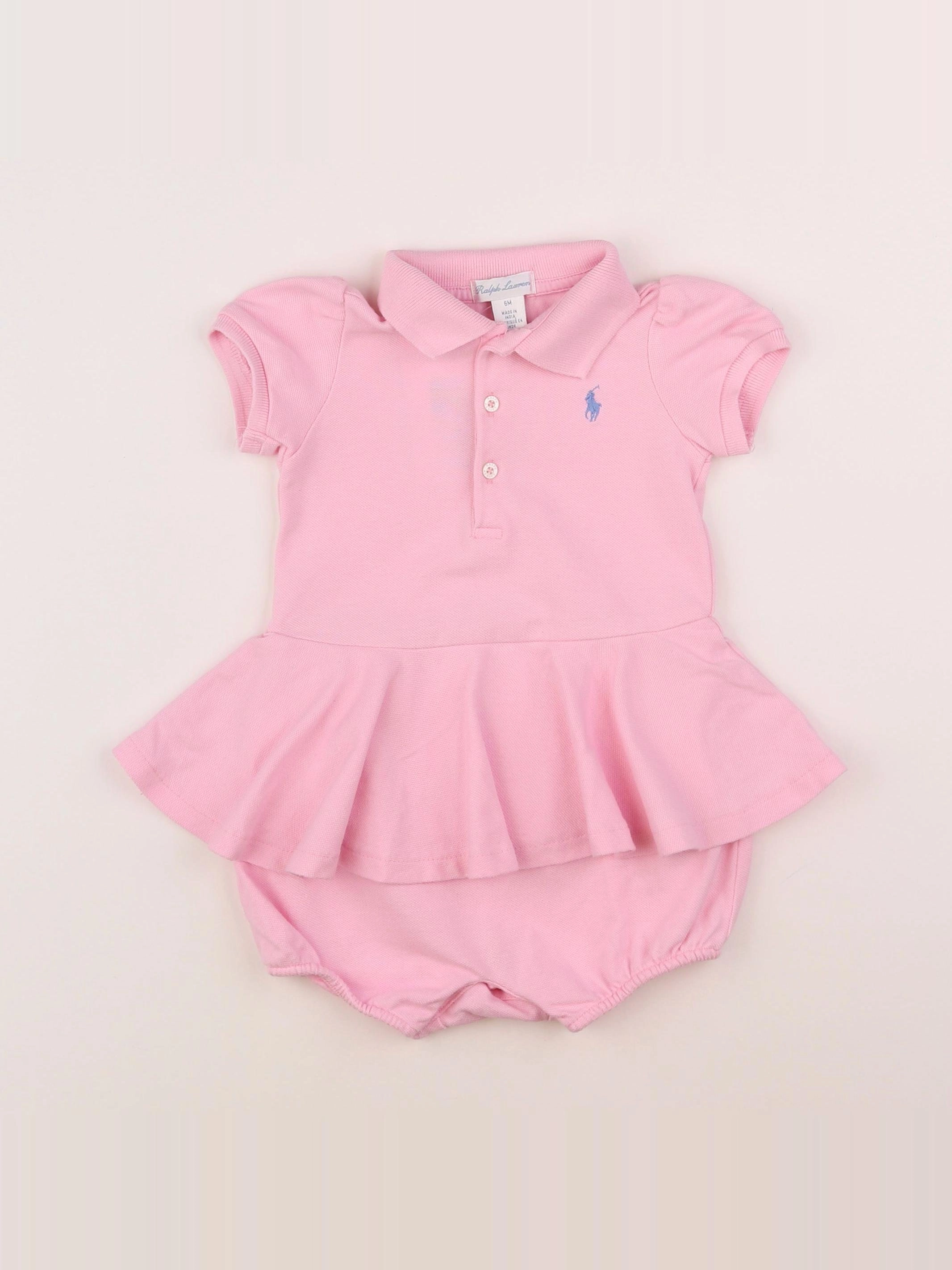 Ralph Lauren - combinaison rose - 6 mois