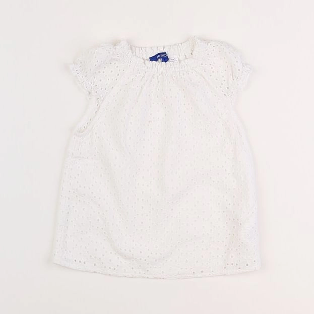 Okaidi - blouse blanc - 4 ans