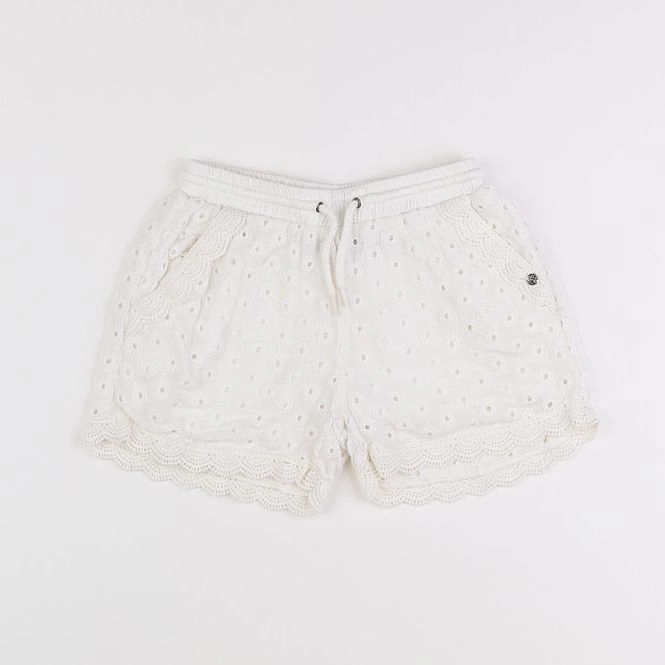 IKKS - short blanc - 7 ans