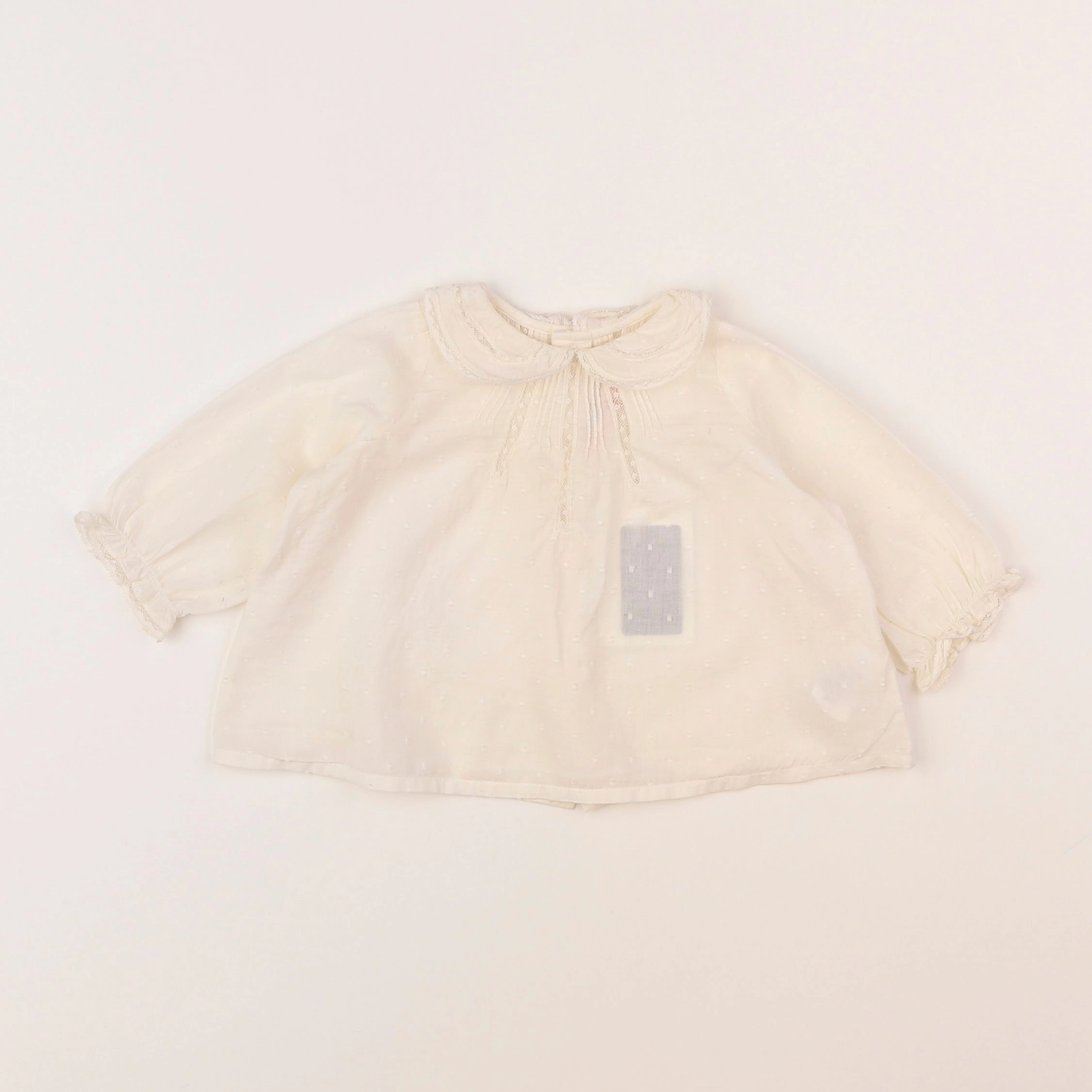 Bonpoint - blouse beige - 6 mois