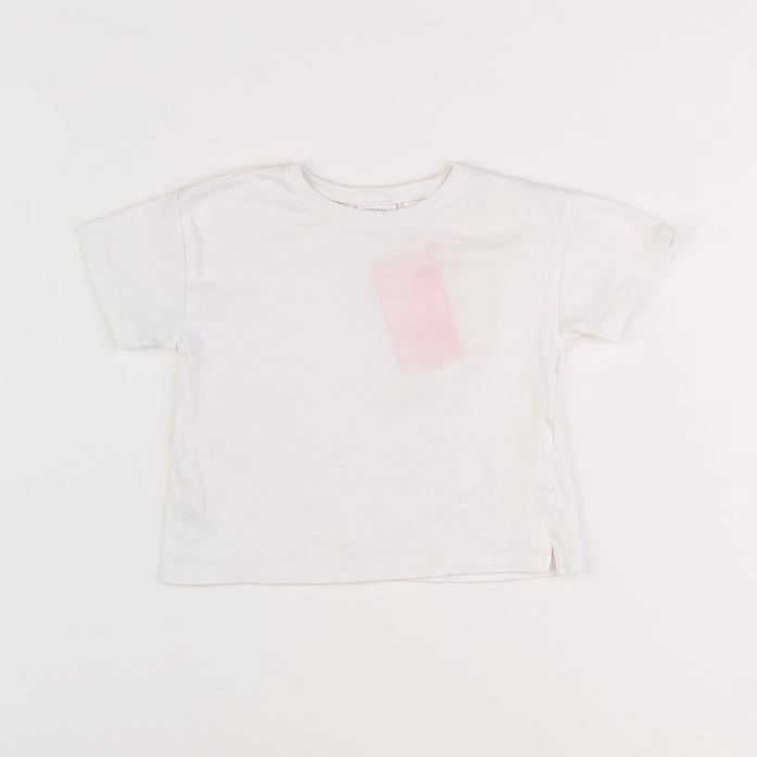 Zara - tee-shirt blanc - 9/12 mois