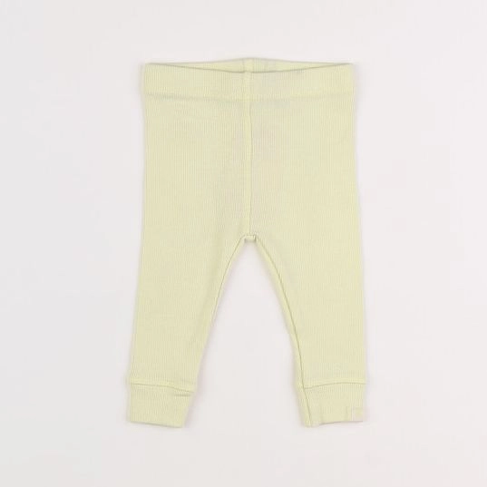 Zara - legging jaune - 6/9 mois