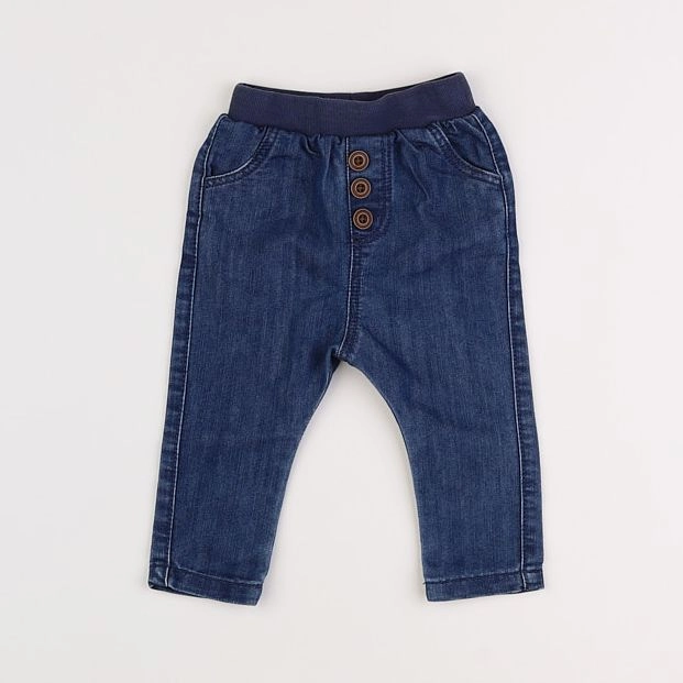 Tape à l'oeil - pantalon bleu - 6 mois