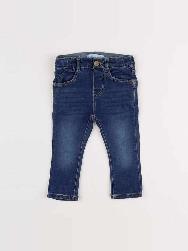 Zara - pantalon bleu - 9/12 mois