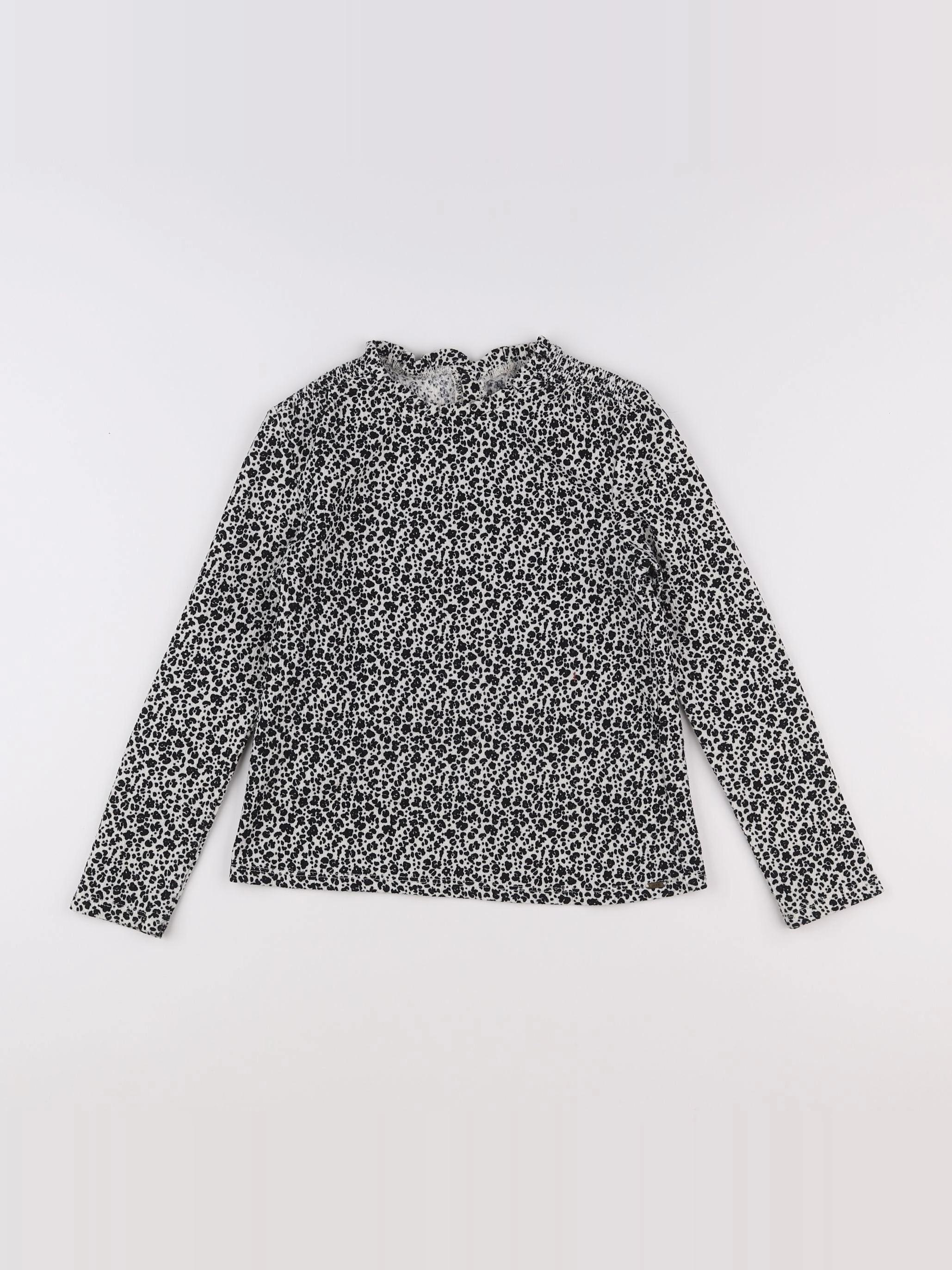 IKKS - blouse blanc, noir - 8 ans
