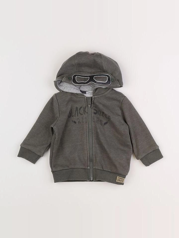 IKKS - sweat vert - 12 mois