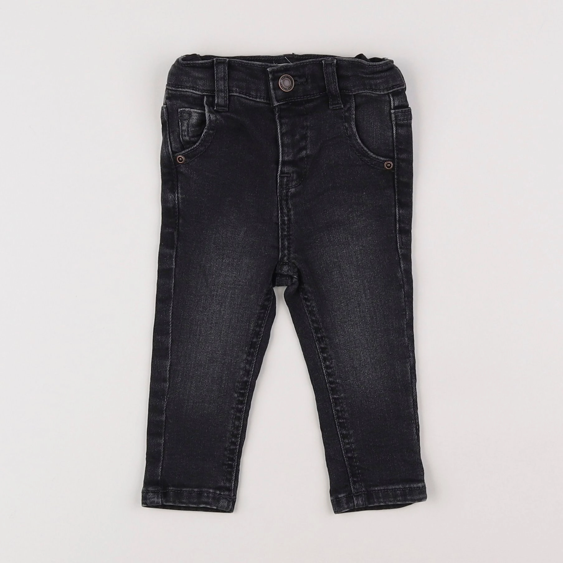 Vertbaudet - jean gris - 3 mois