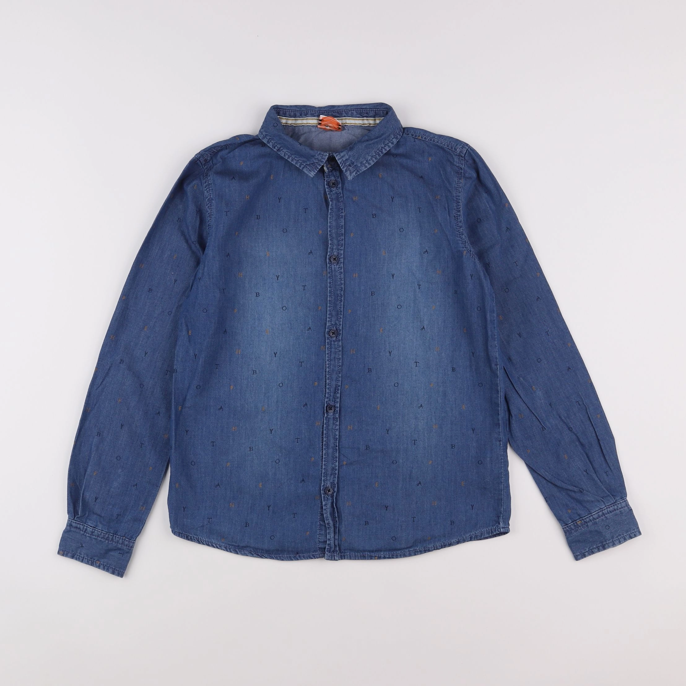 Tape à l'oeil - chemise bleu - 12 ans