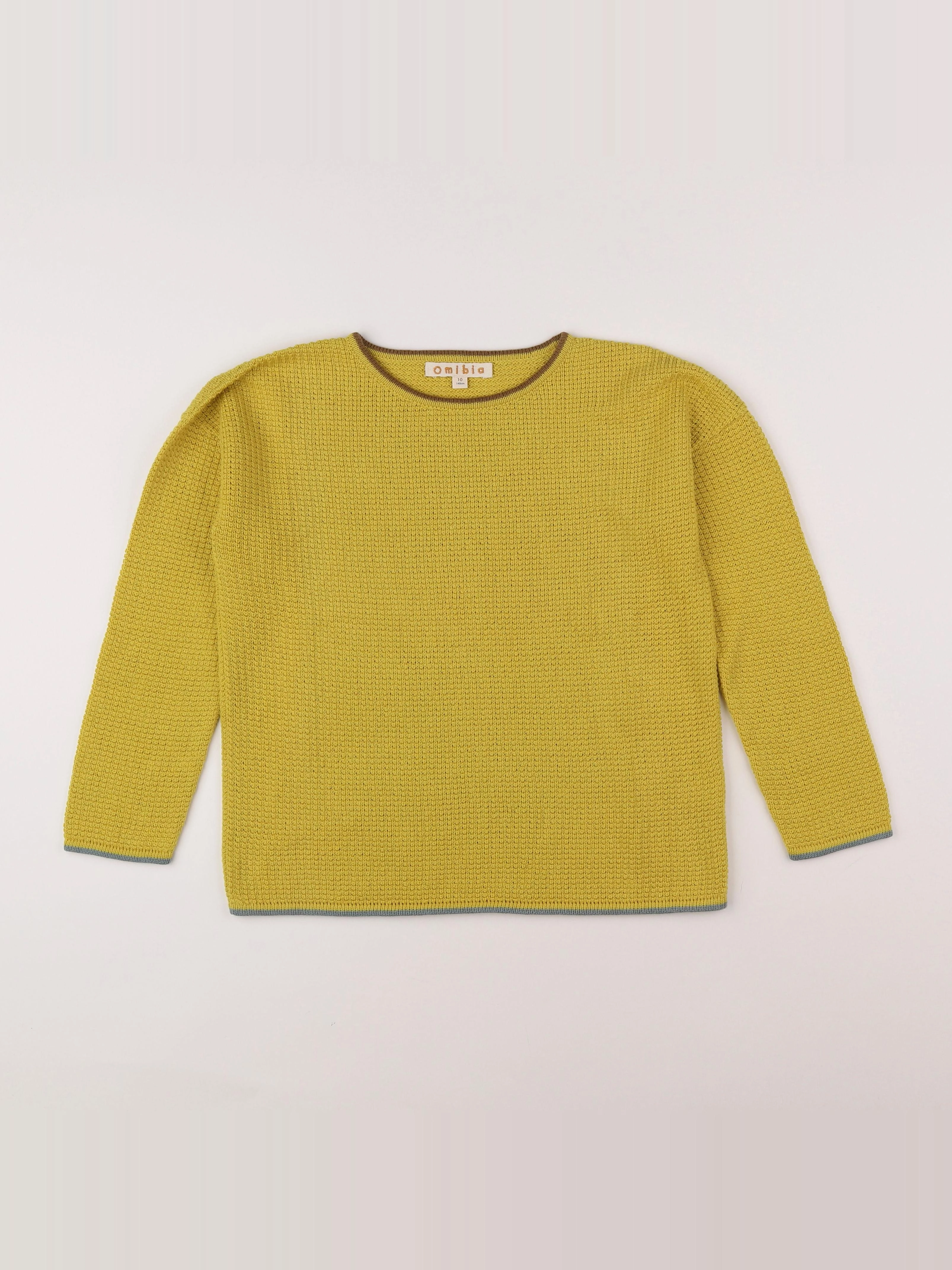 Omibia - pull jaune - 10 ans