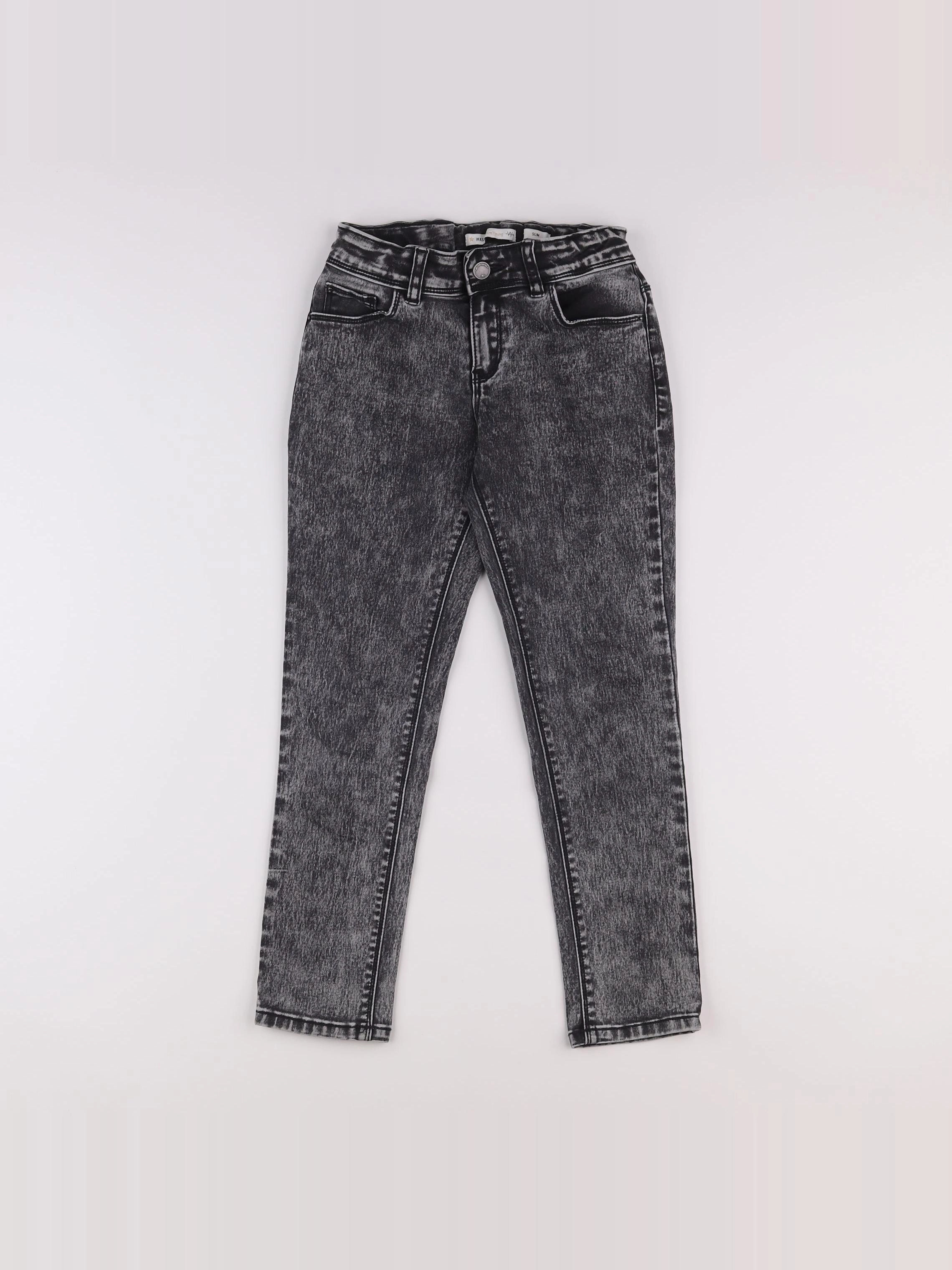 IKKS - jean gris - 10 ans