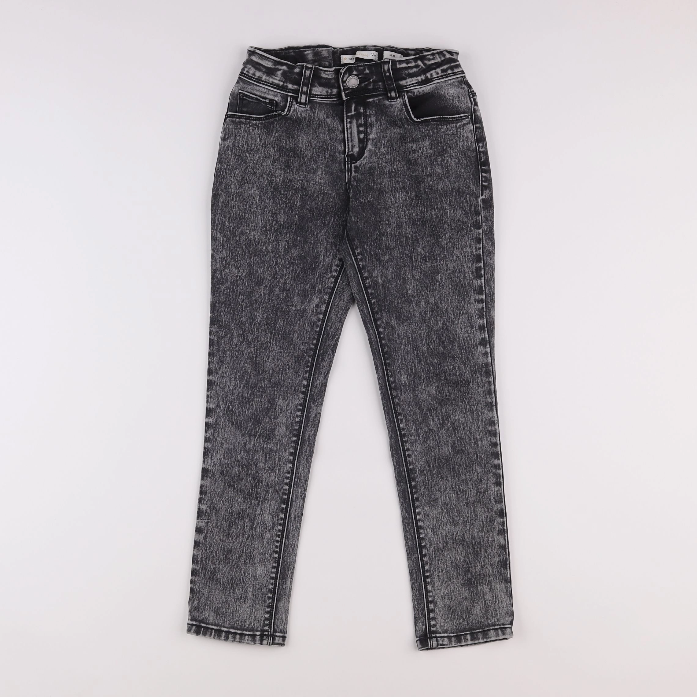 IKKS - jean gris - 10 ans