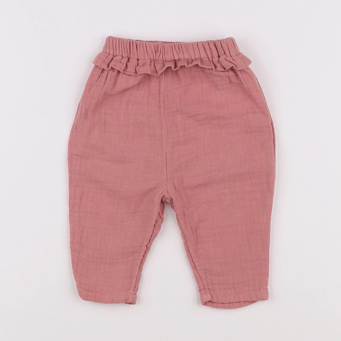 Vertbaudet - pantalon rose - 3 mois