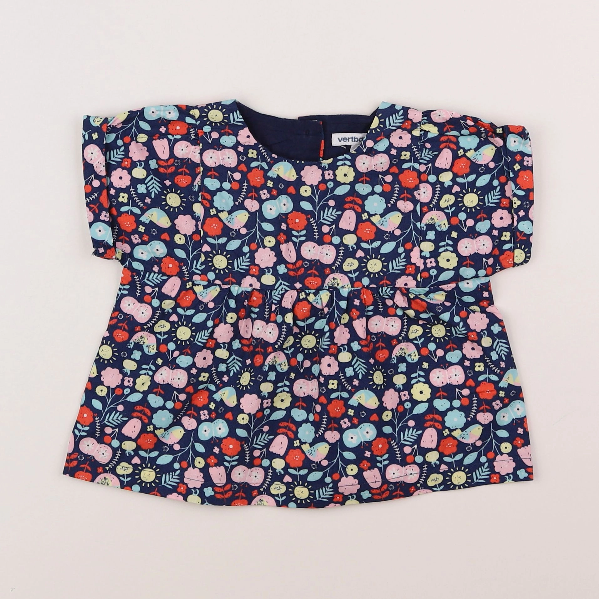 Vertbaudet - blouse multicolore - 18 mois