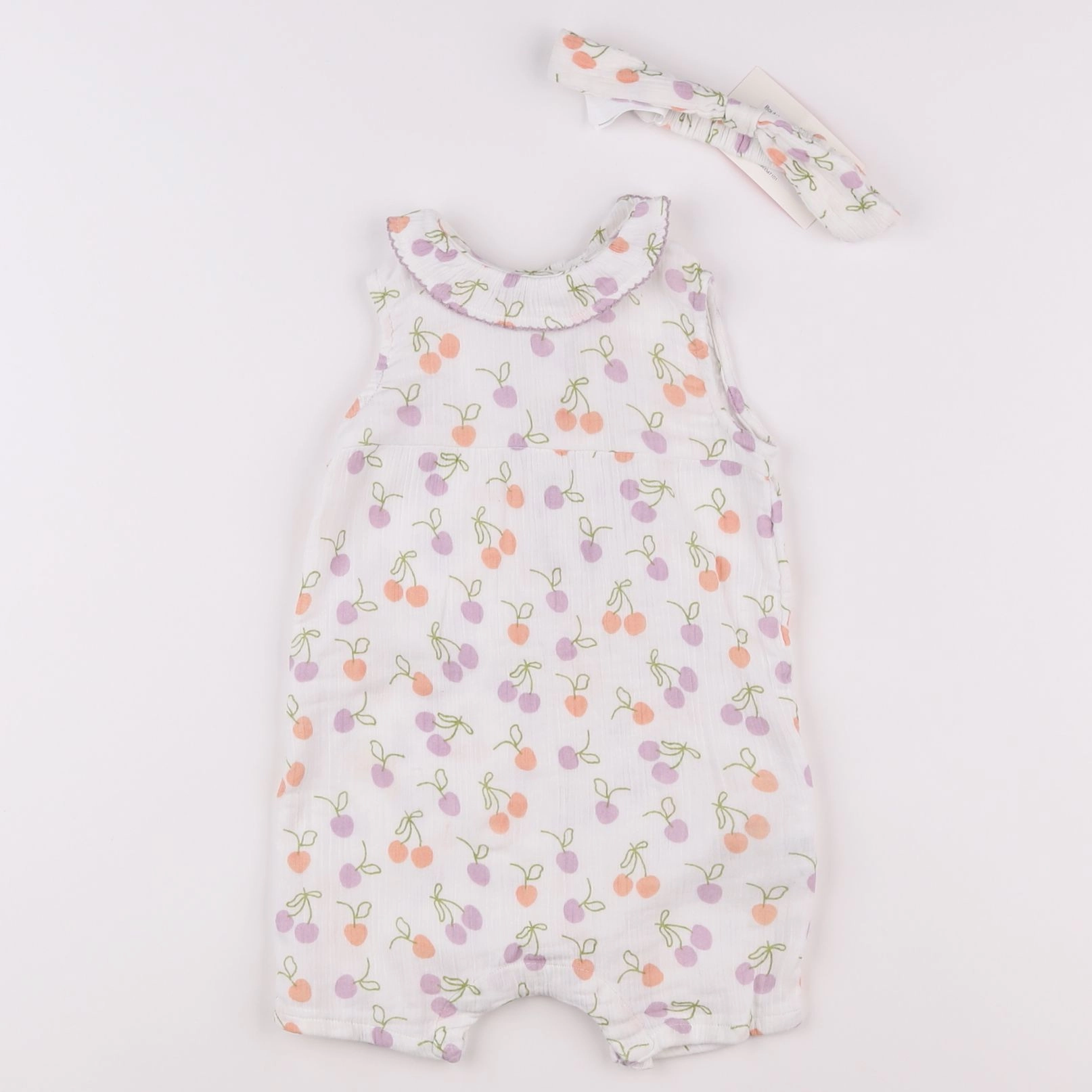 Boutchou - combinaison blanc - 12 mois
