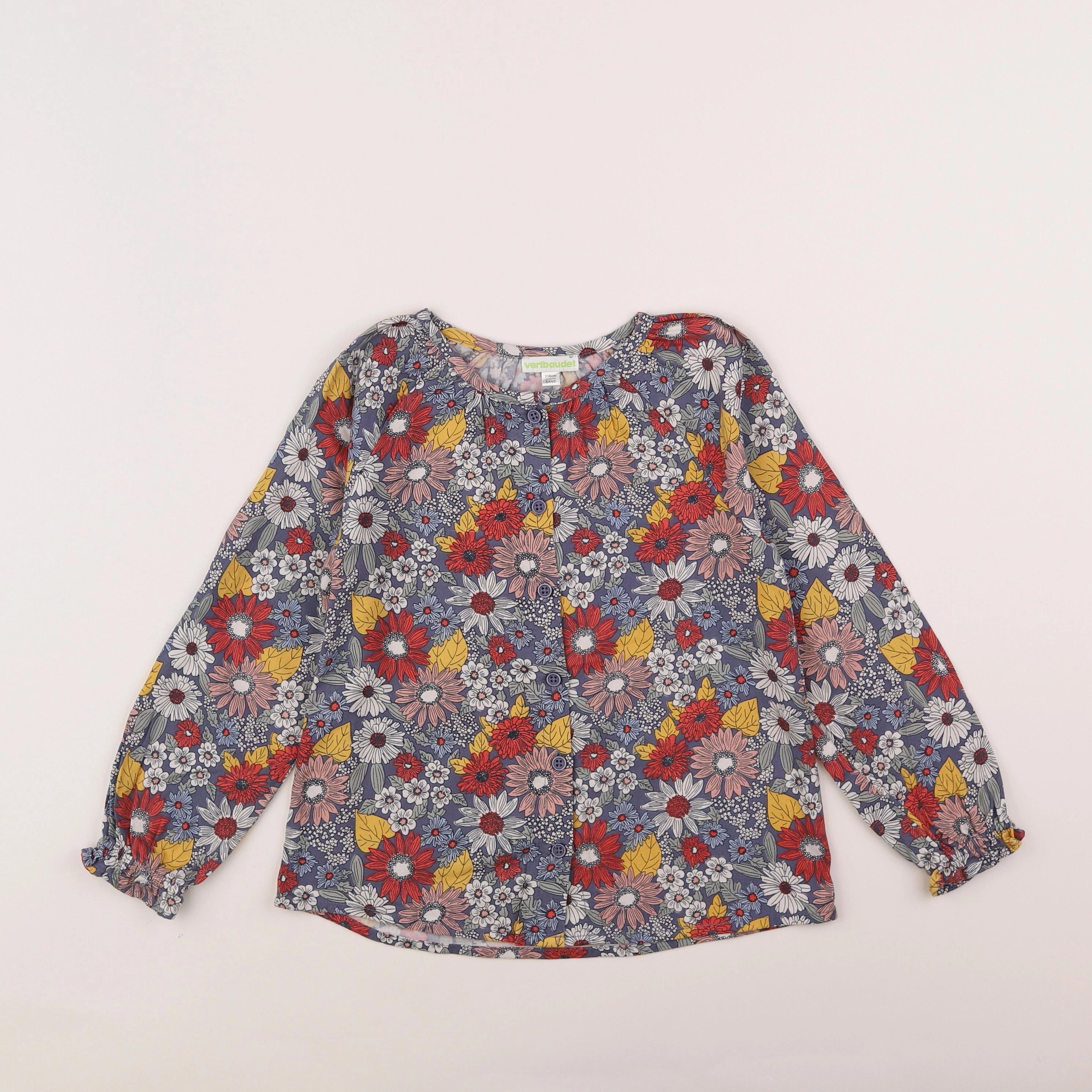 Vertbaudet - blouse multicolore - 6 ans
