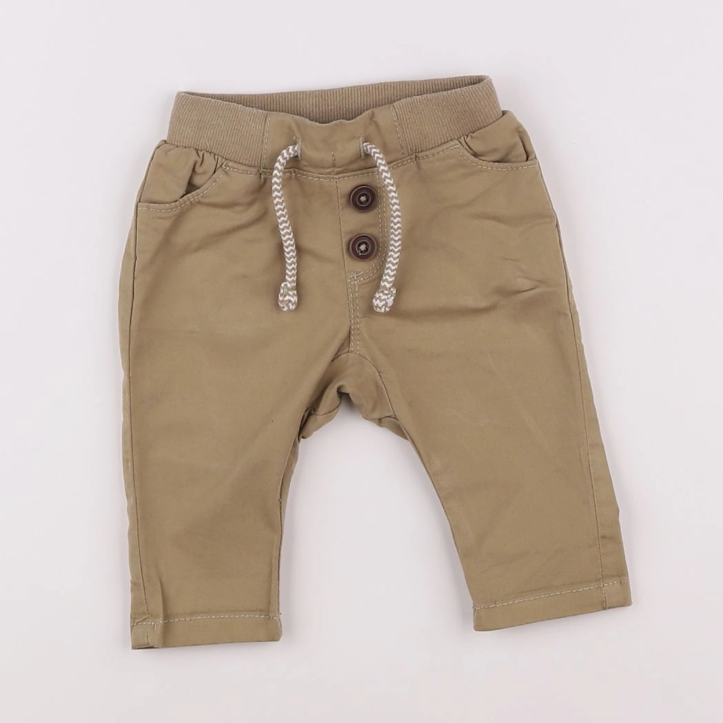 Tape à l'oeil - pantalon beige - 3 mois