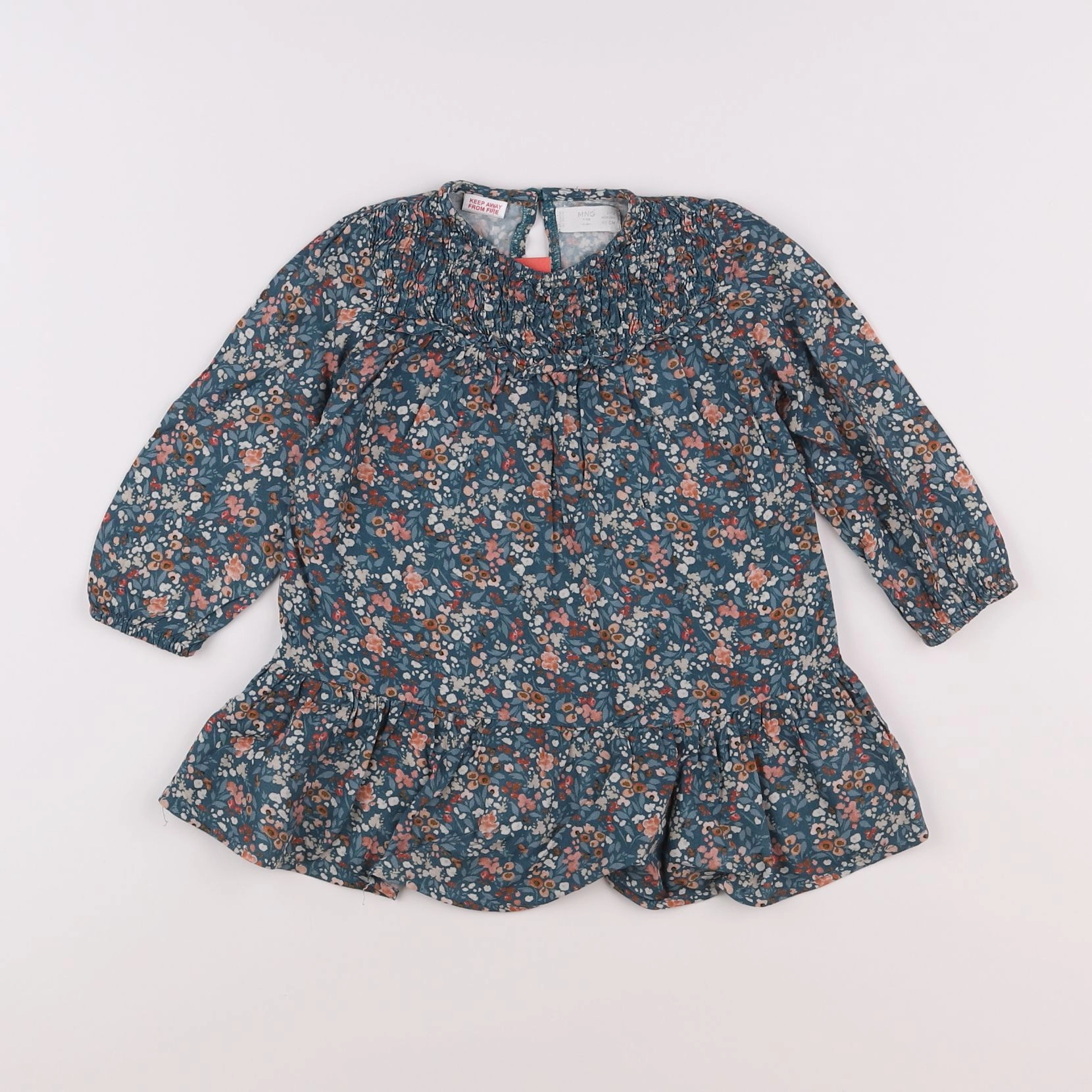 Mango - robe multicolore - 9/12 mois