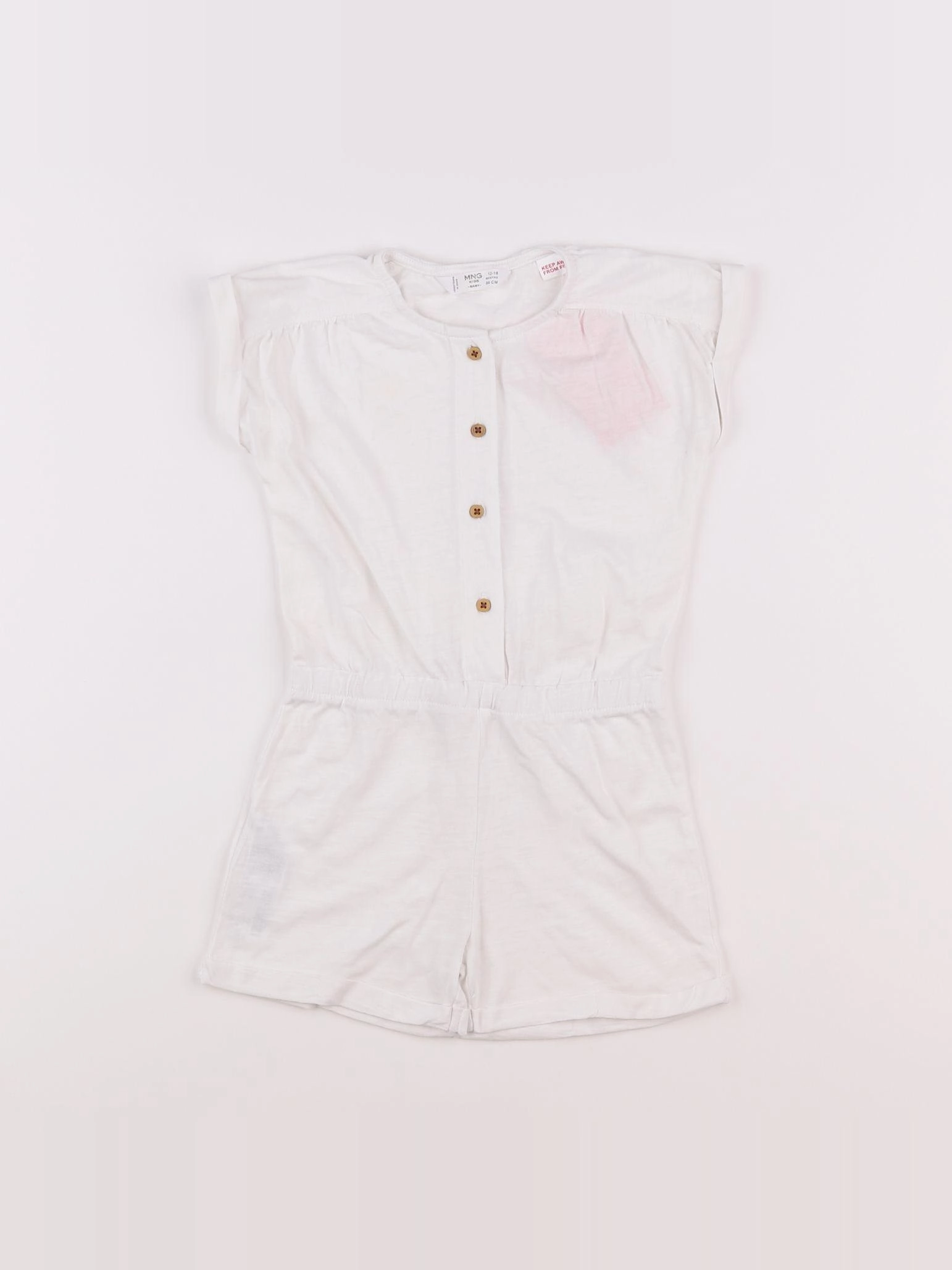 Mango - combinaison blanc - 12/18 mois