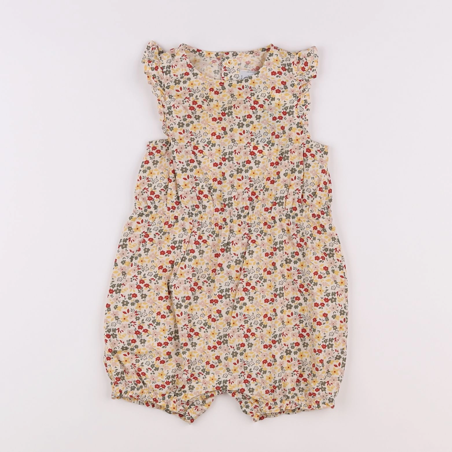 Petit Bateau - combinaison multicolore - 12 mois