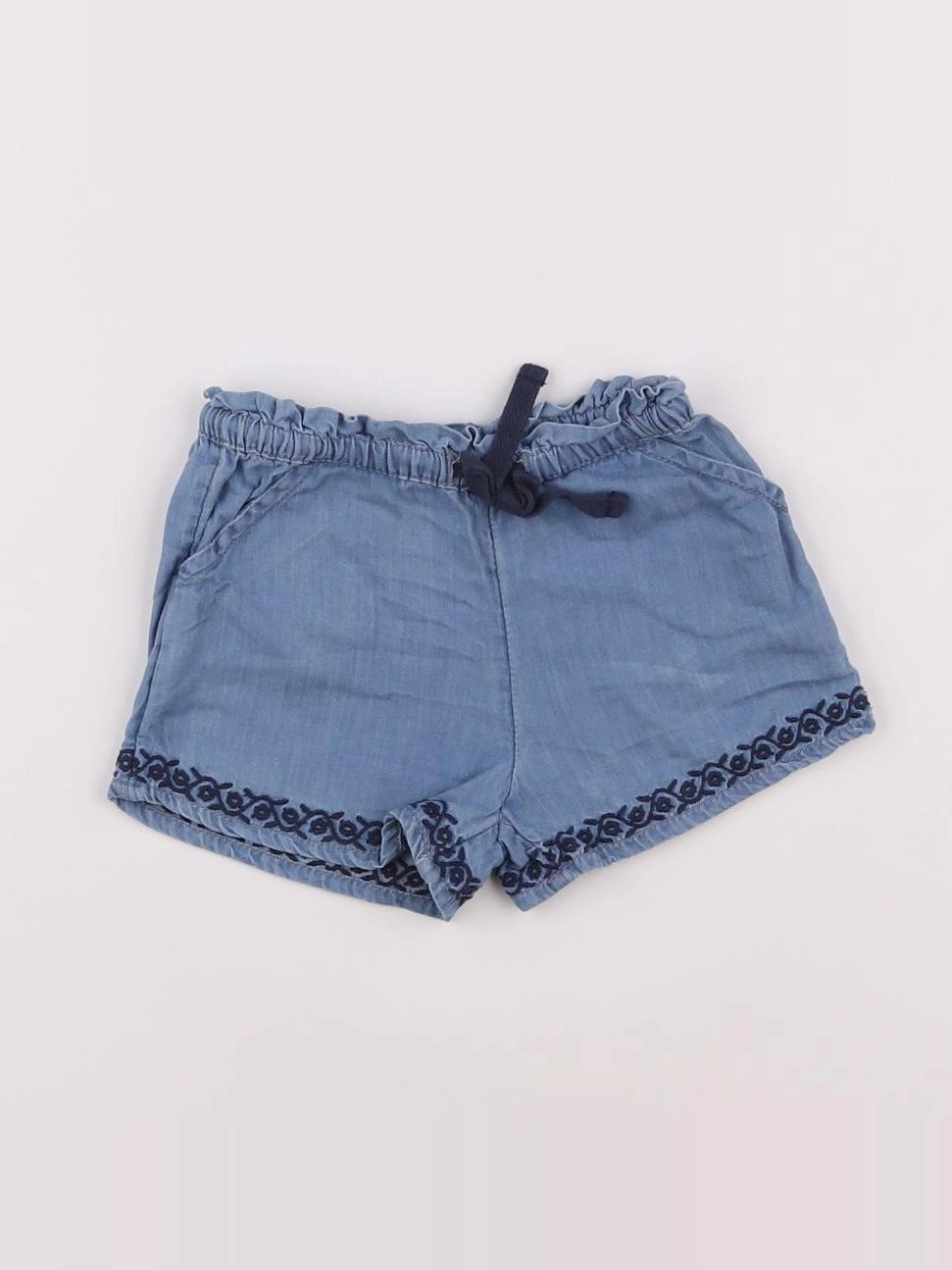 Boutchou - short bleu - 6 mois