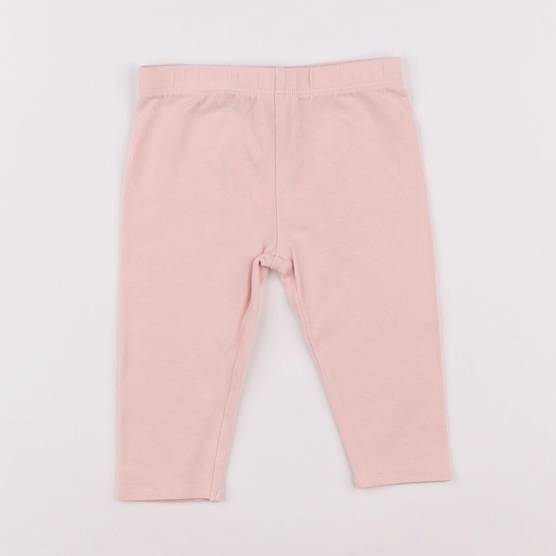 Vertbaudet - legging rose - 9 mois