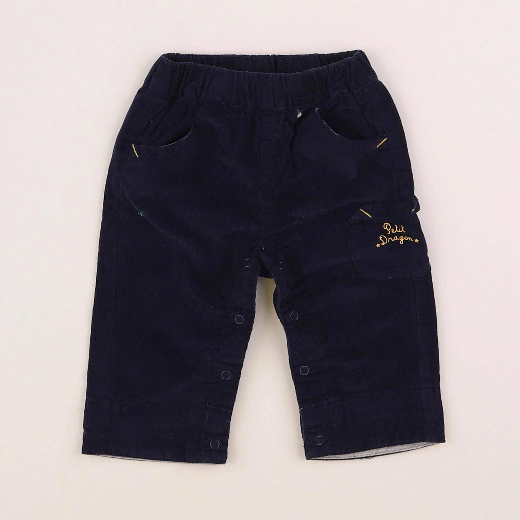Vertbaudet - pantalon bleu - 3 mois