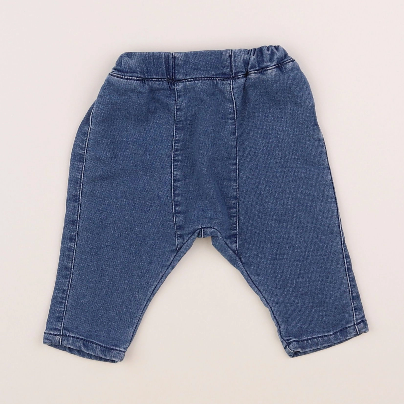 Vertbaudet - pantalon bleu - 3 mois