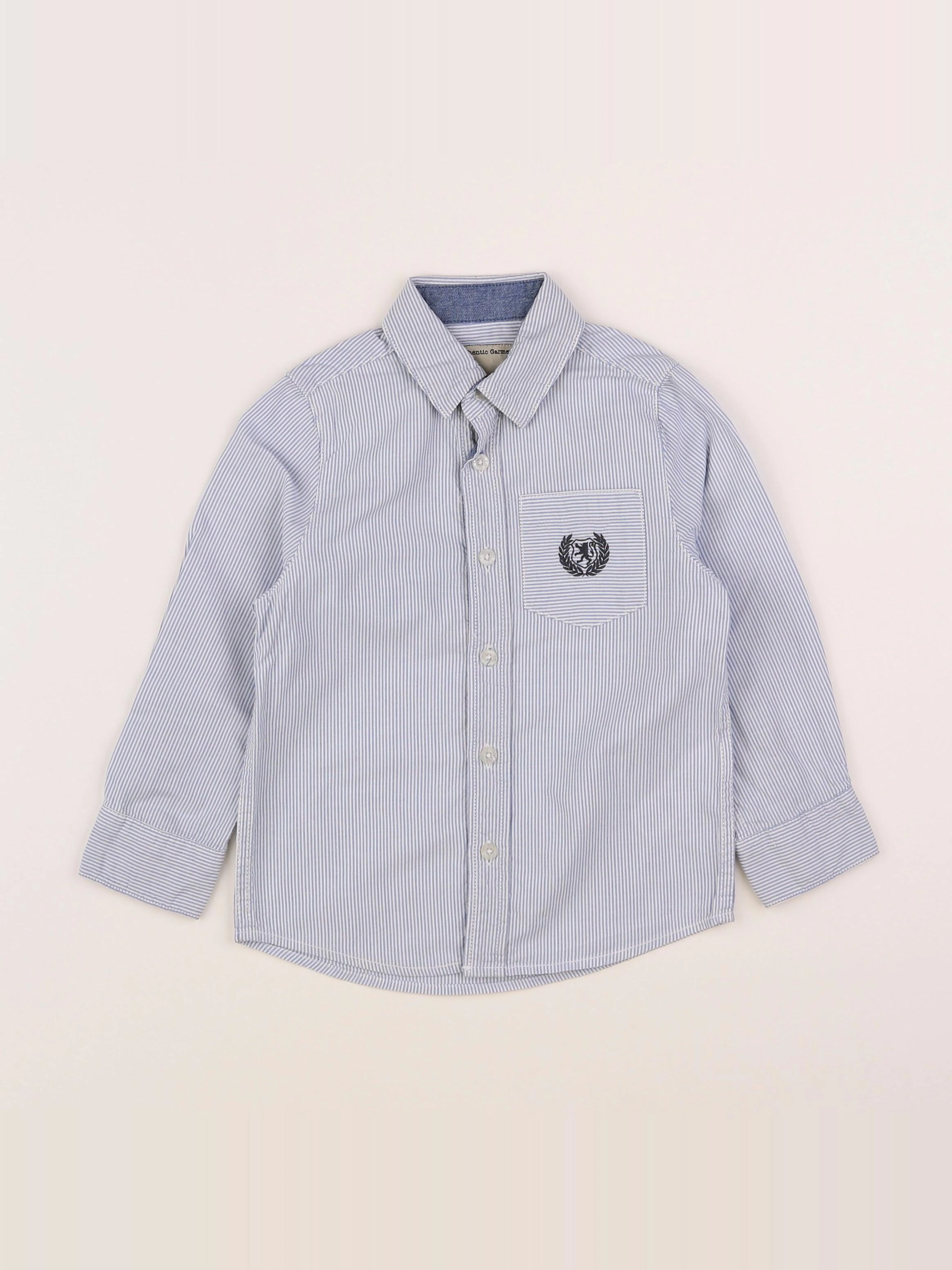 La Redoute - chemise bleu - 3 ans