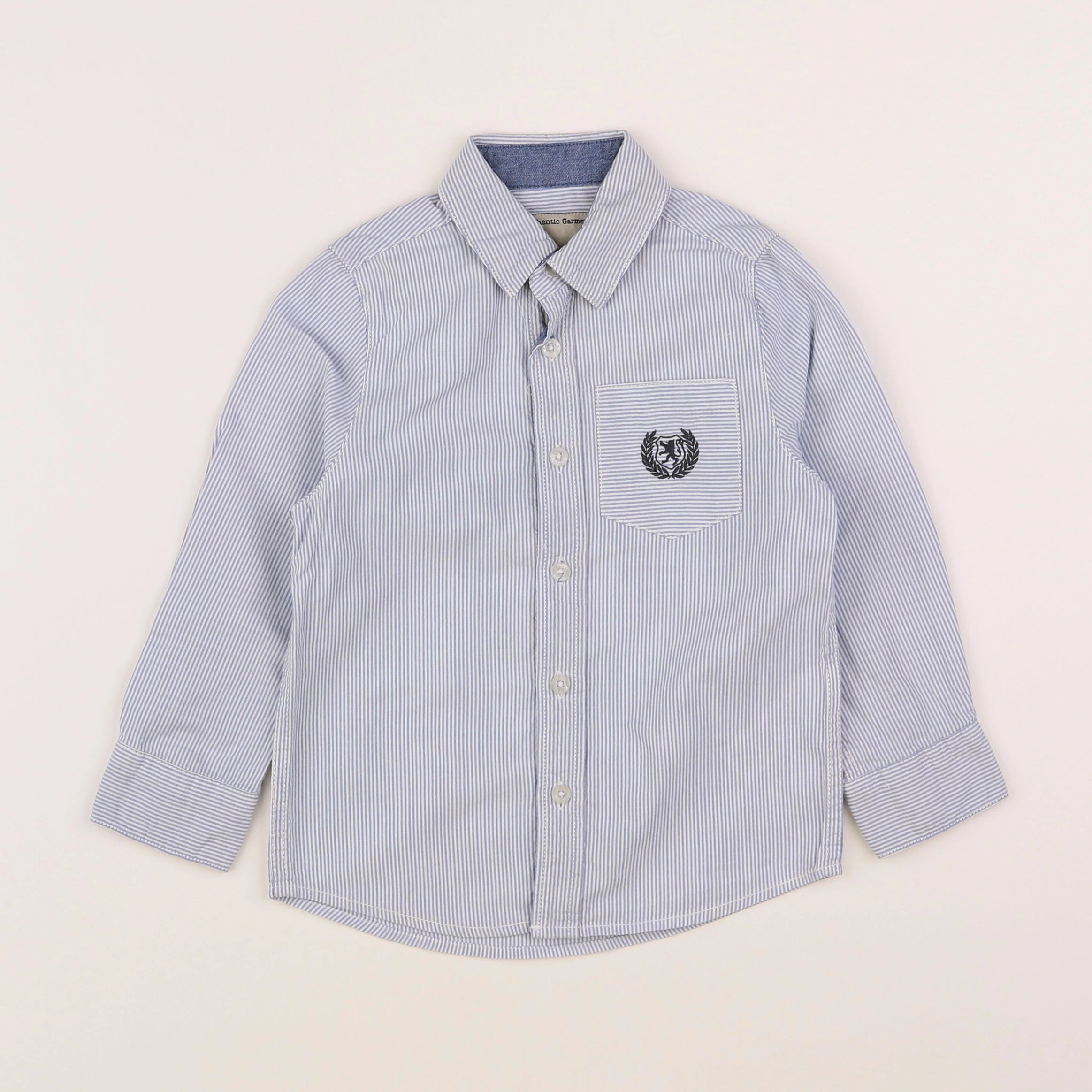 La Redoute - chemise bleu - 3 ans