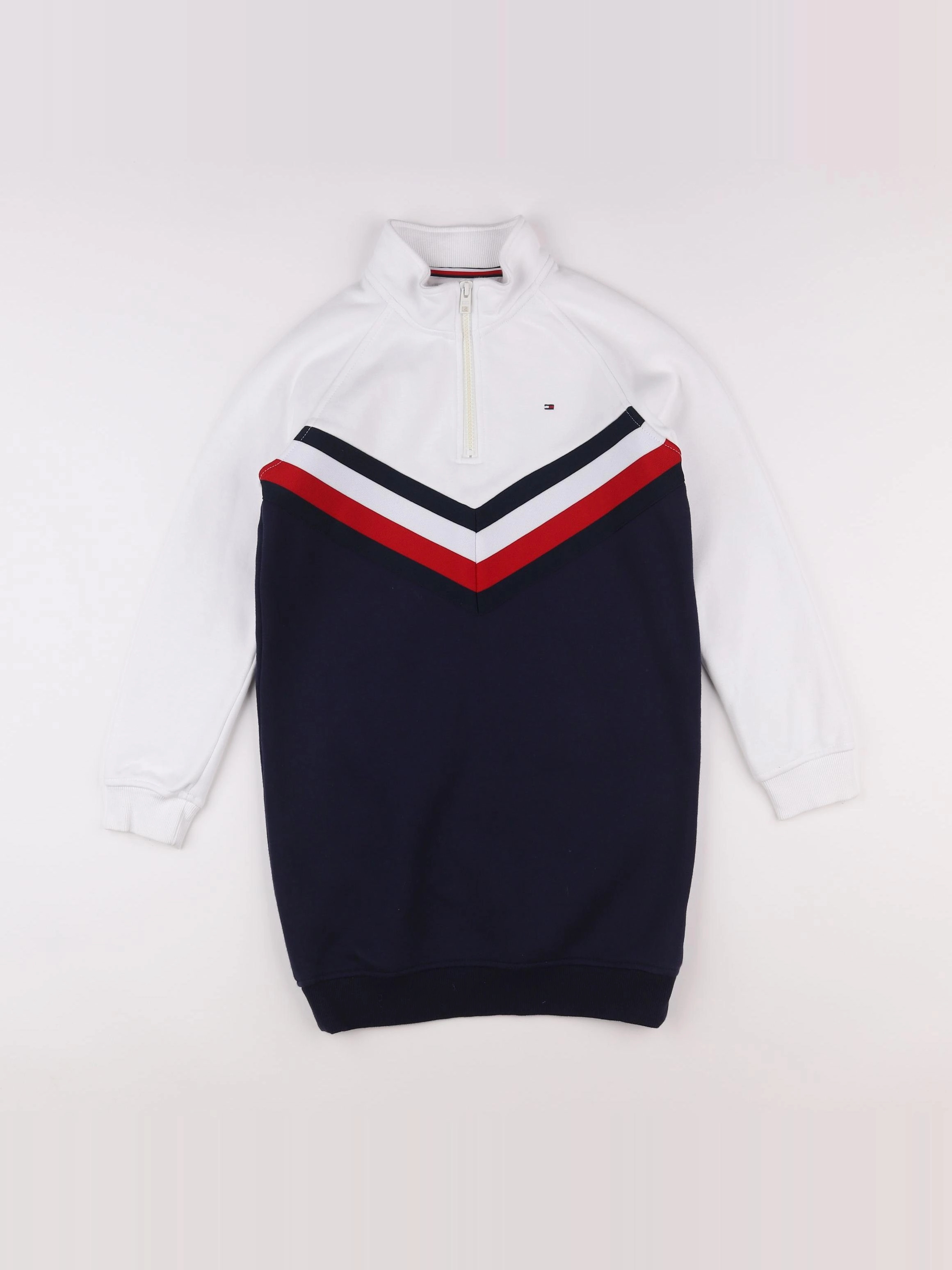 Tommy Hilfiger - robe bleu, blanc - 10 ans