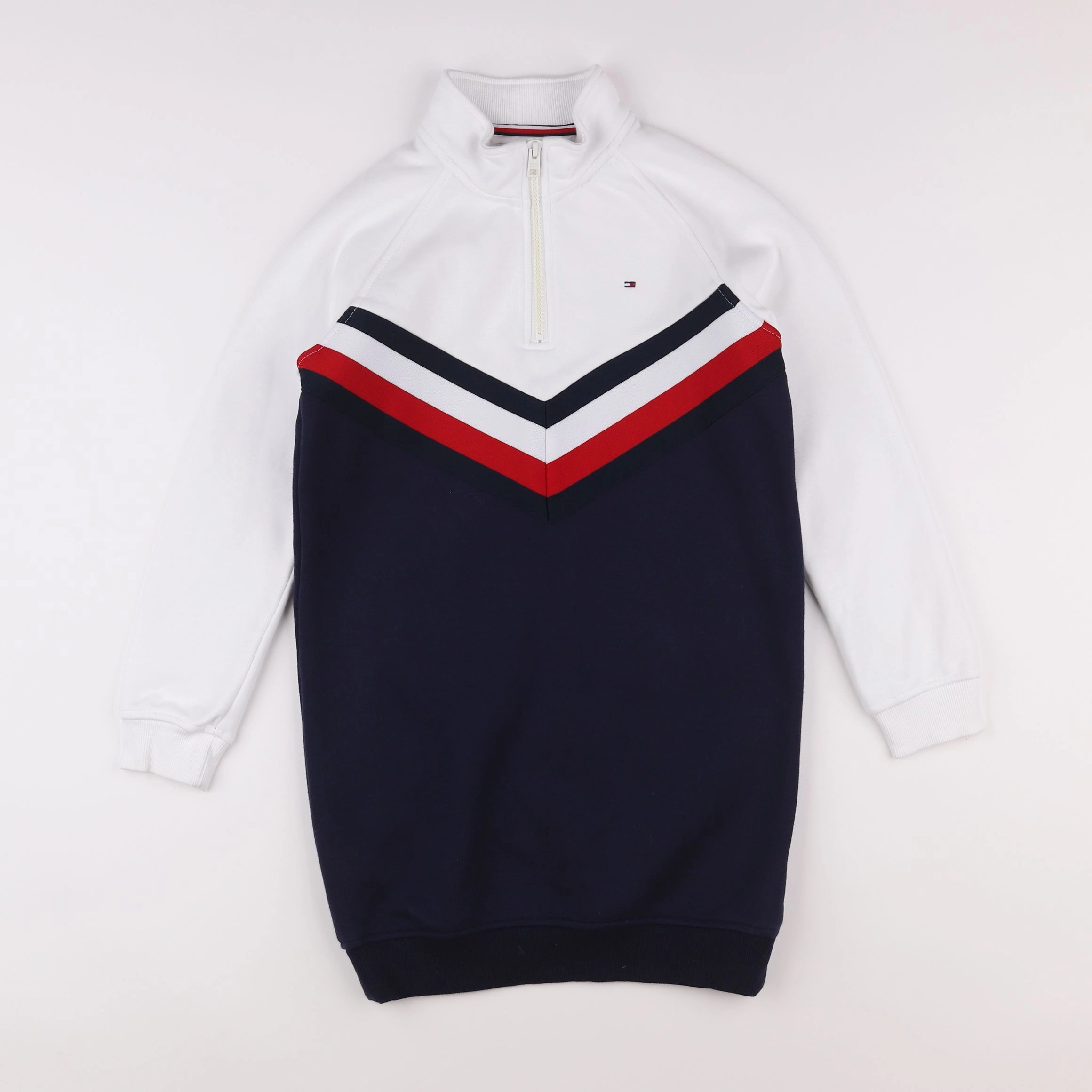 Tommy Hilfiger - robe bleu, blanc - 10 ans