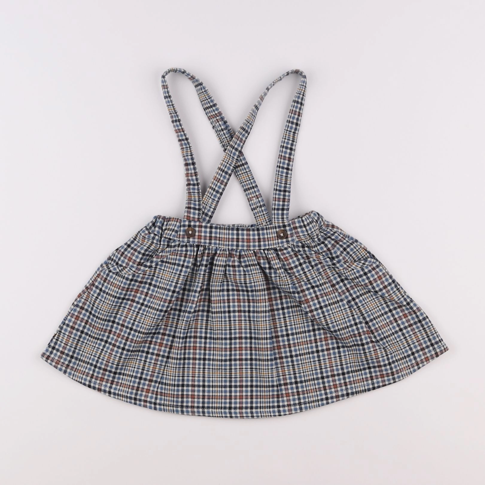 Vertbaudet - jupe bleu - 2 ans