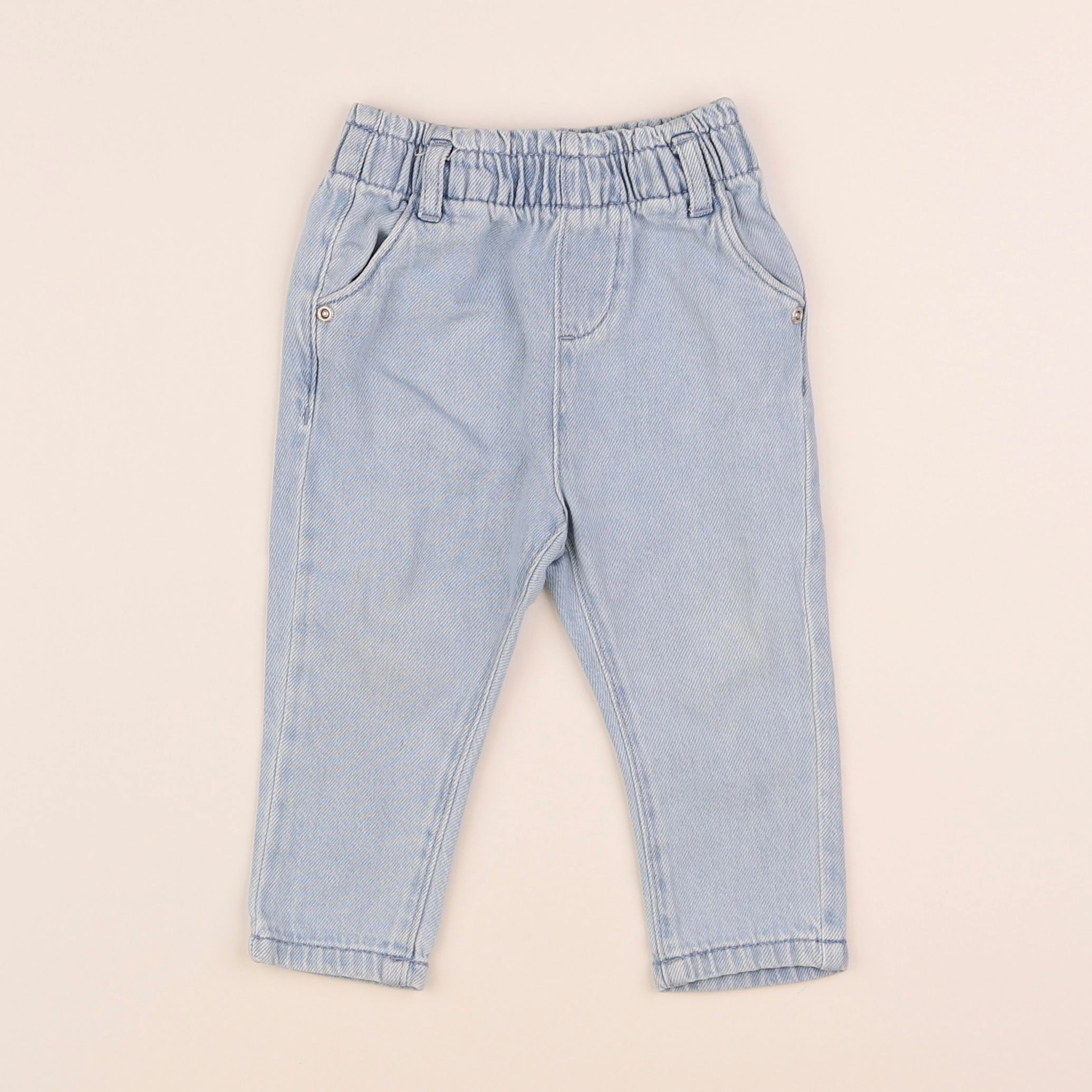 Vertbaudet - jean bleu - 9 mois