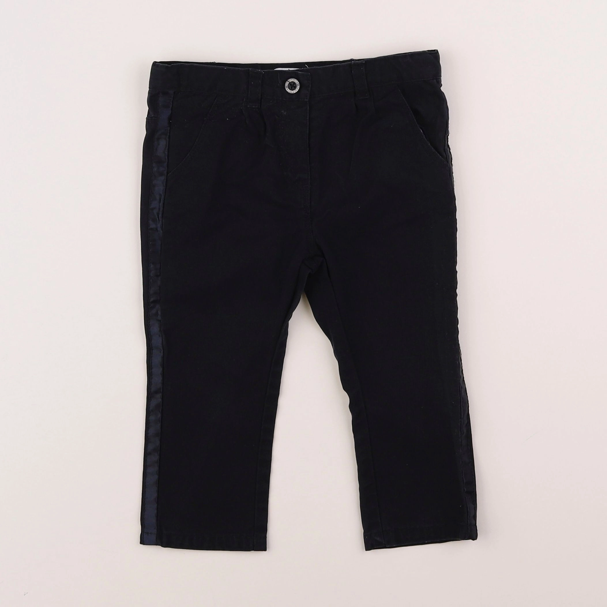 Vertbaudet - pantalon noir - 18 mois