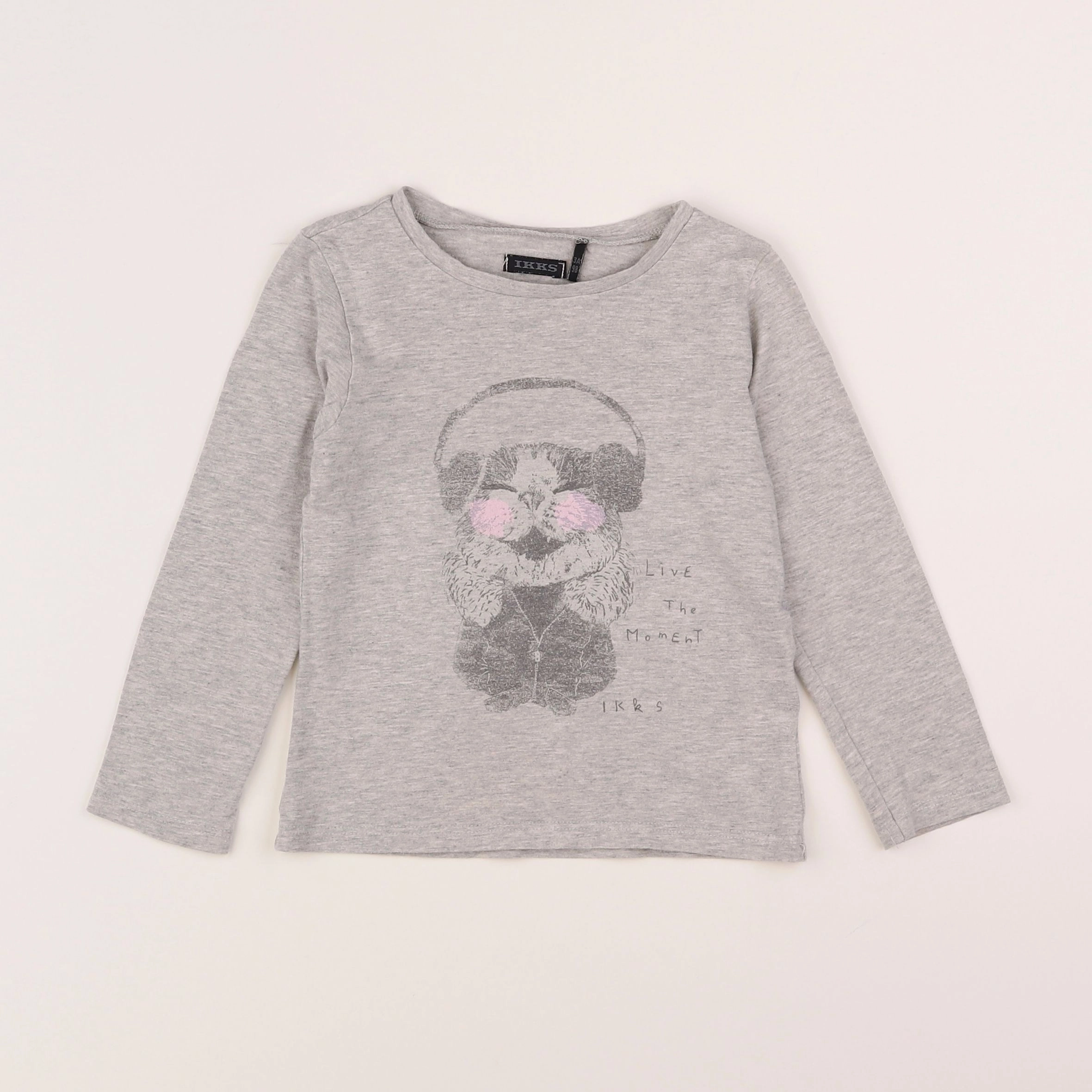 IKKS - tee-shirt gris - 3 ans