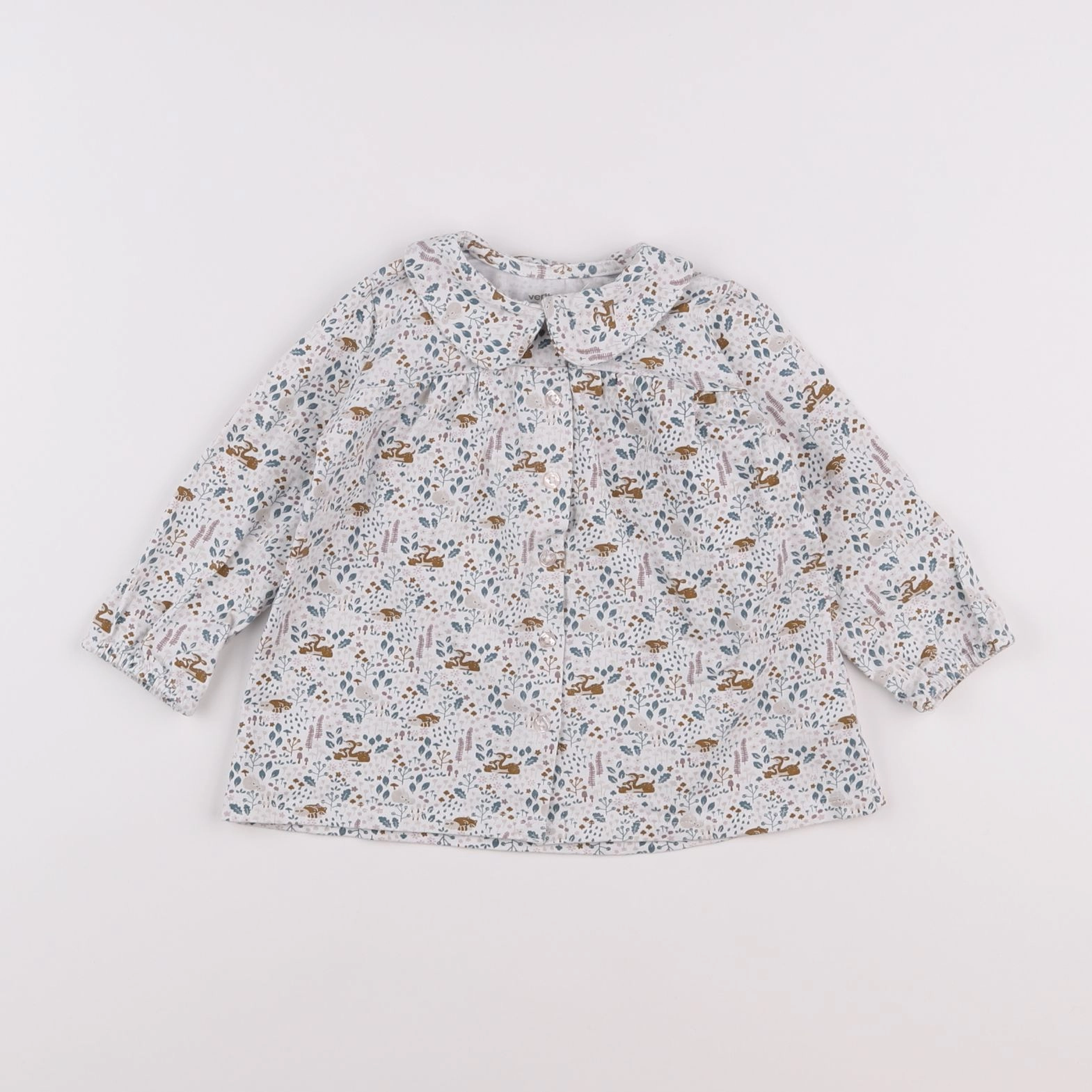 Vertbaudet - blouse multicolore - 12 mois