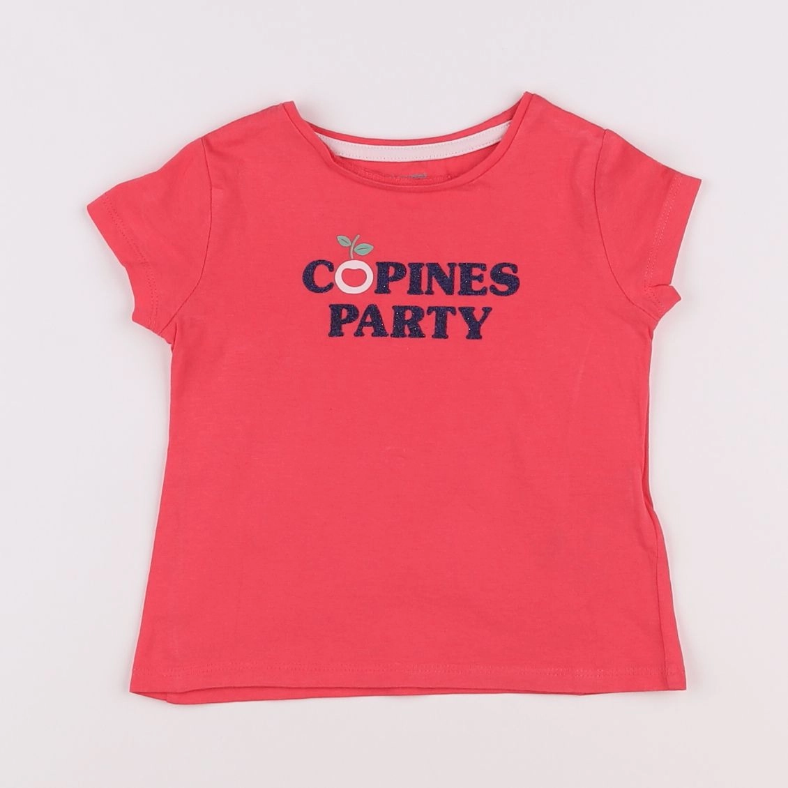 Vertbaudet - tee-shirt rose - 2 ans