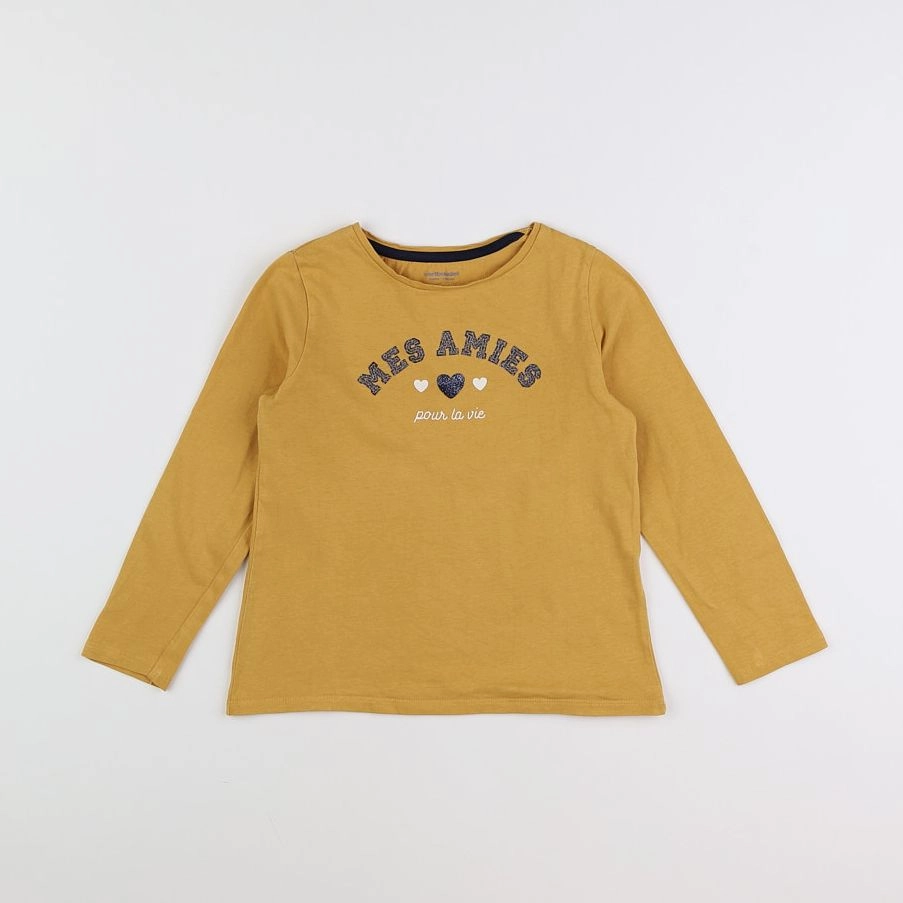 Vertbaudet - tee-shirt jaune - 6 ans