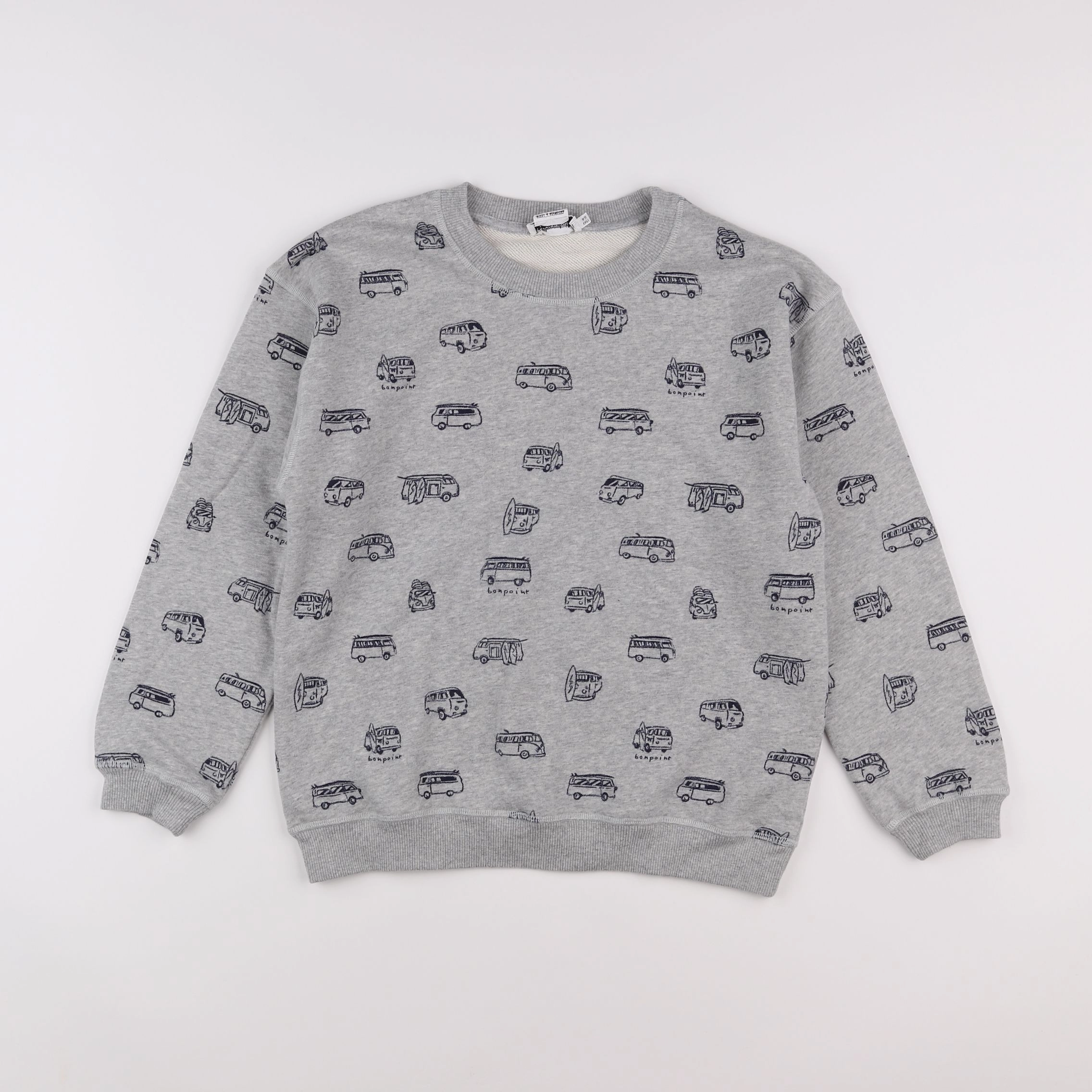 Bonpoint - sweat gris - 12 ans