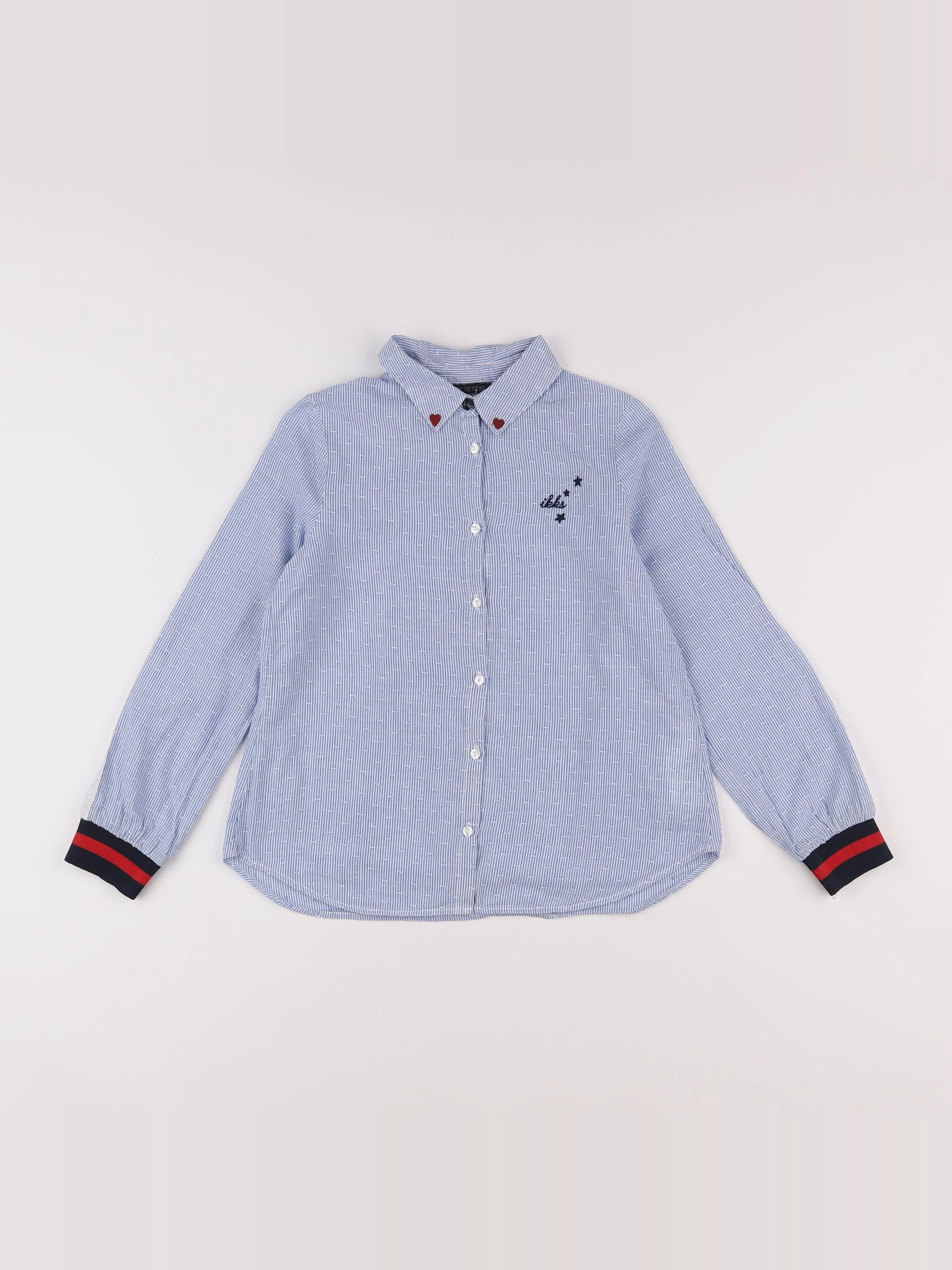 IKKS - chemise bleu - 8 ans