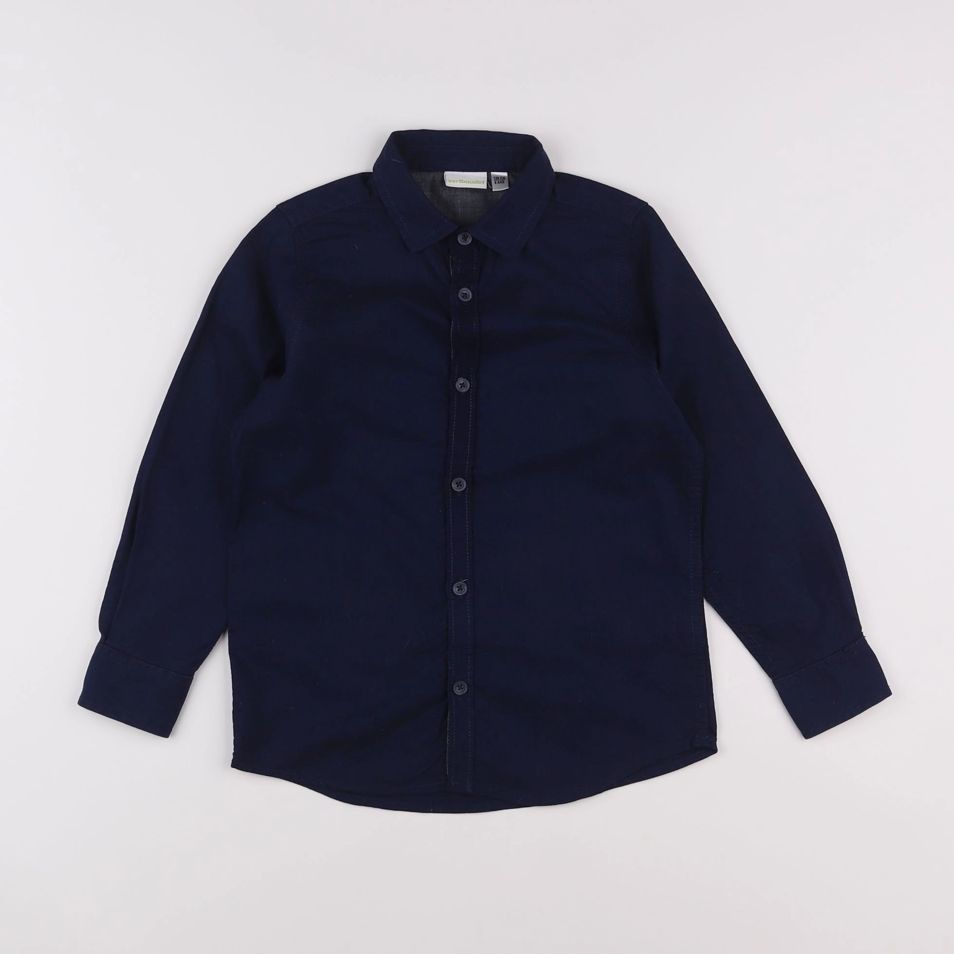 Vertbaudet - chemise bleu - 8 ans